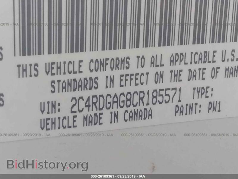 2012 Dodge RAM VAN (VIN 2C4RDGAG8CR185571) — photo 9 of 10