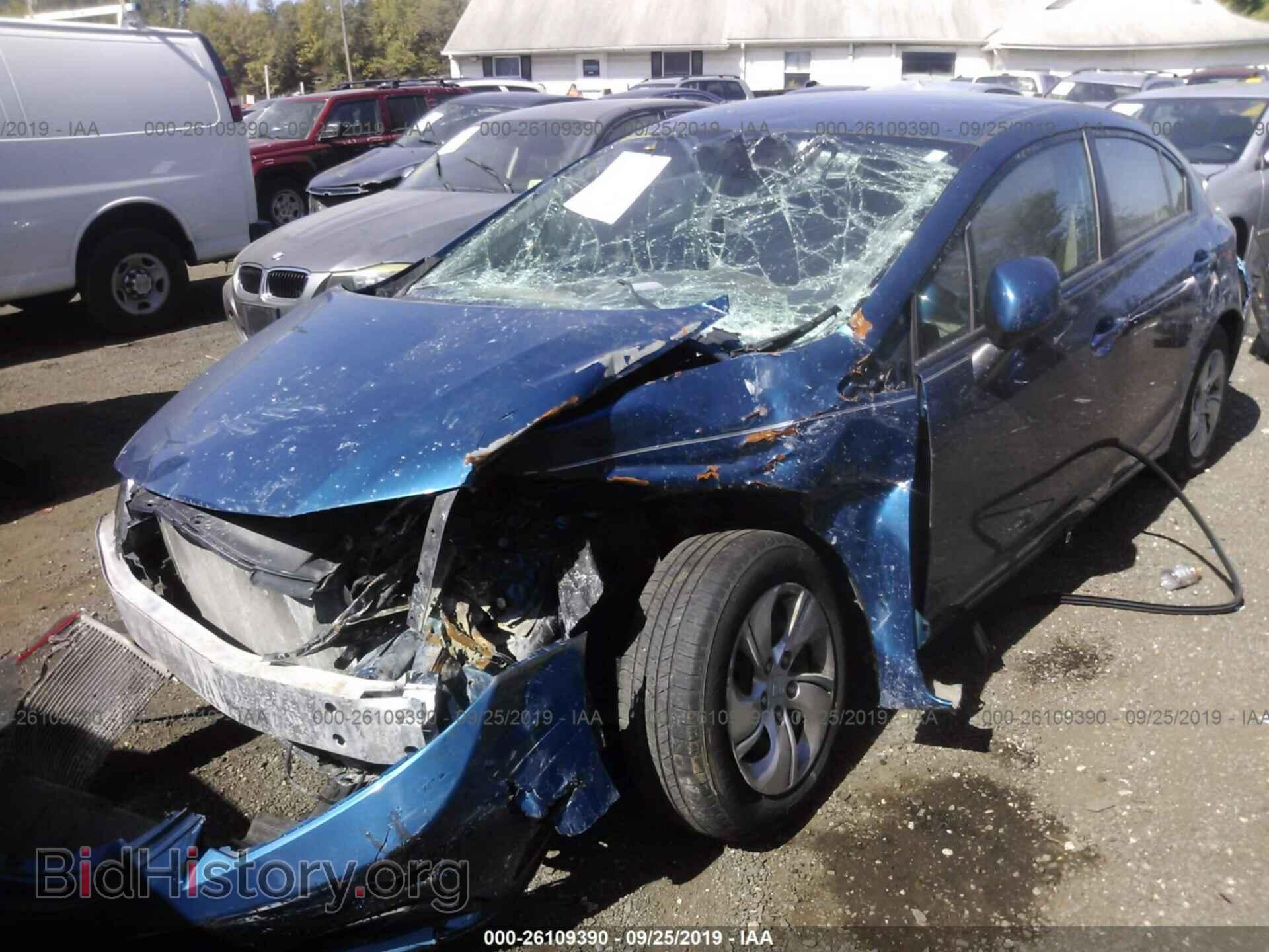 2013 HONDA CIVIC - VIN: 2HGFB2F53DH563288 - Фото 2