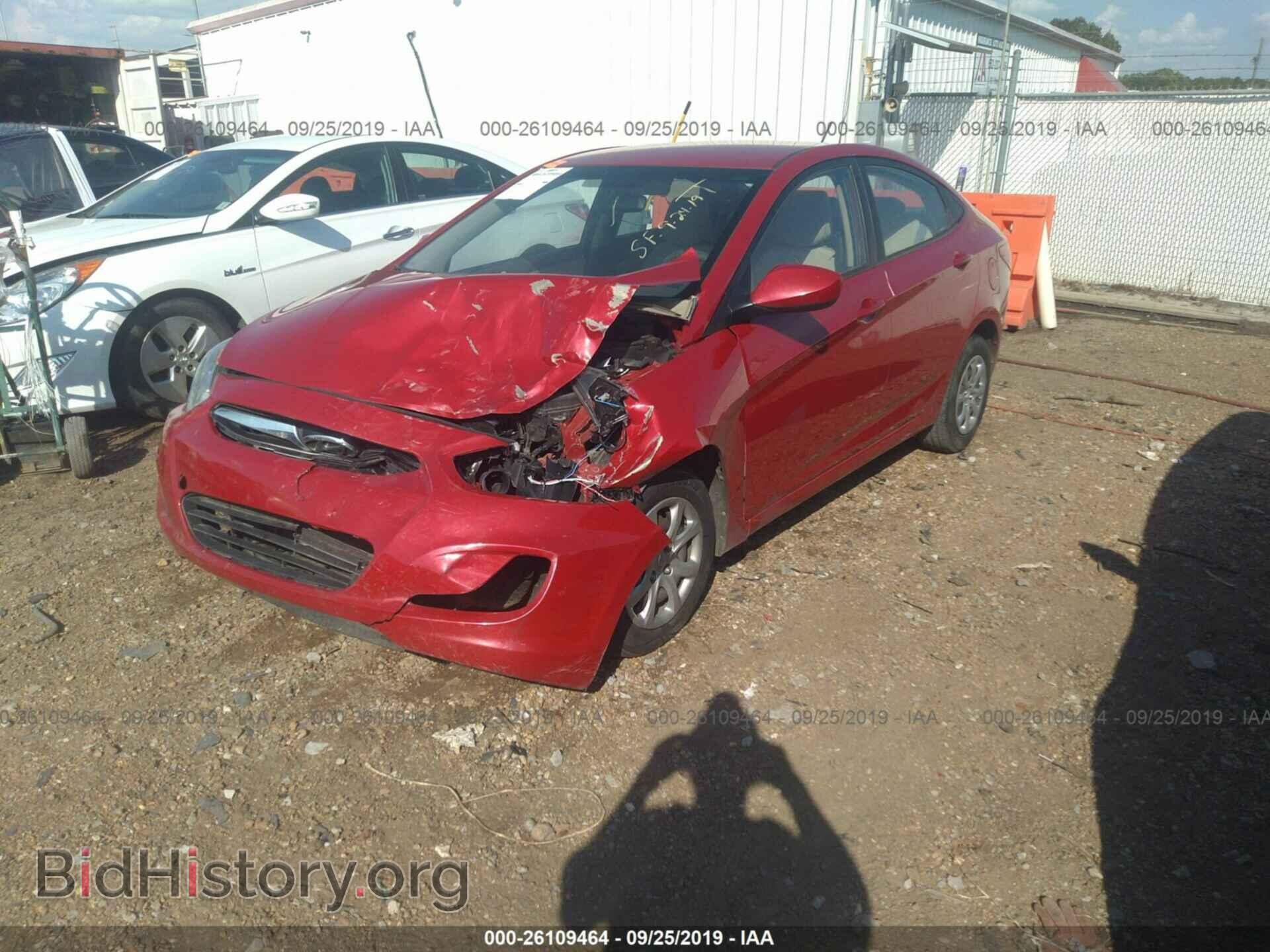 2013 HYUNDAI ACCENT - VIN: KMHCT4AE0DU365617 - Фото 2