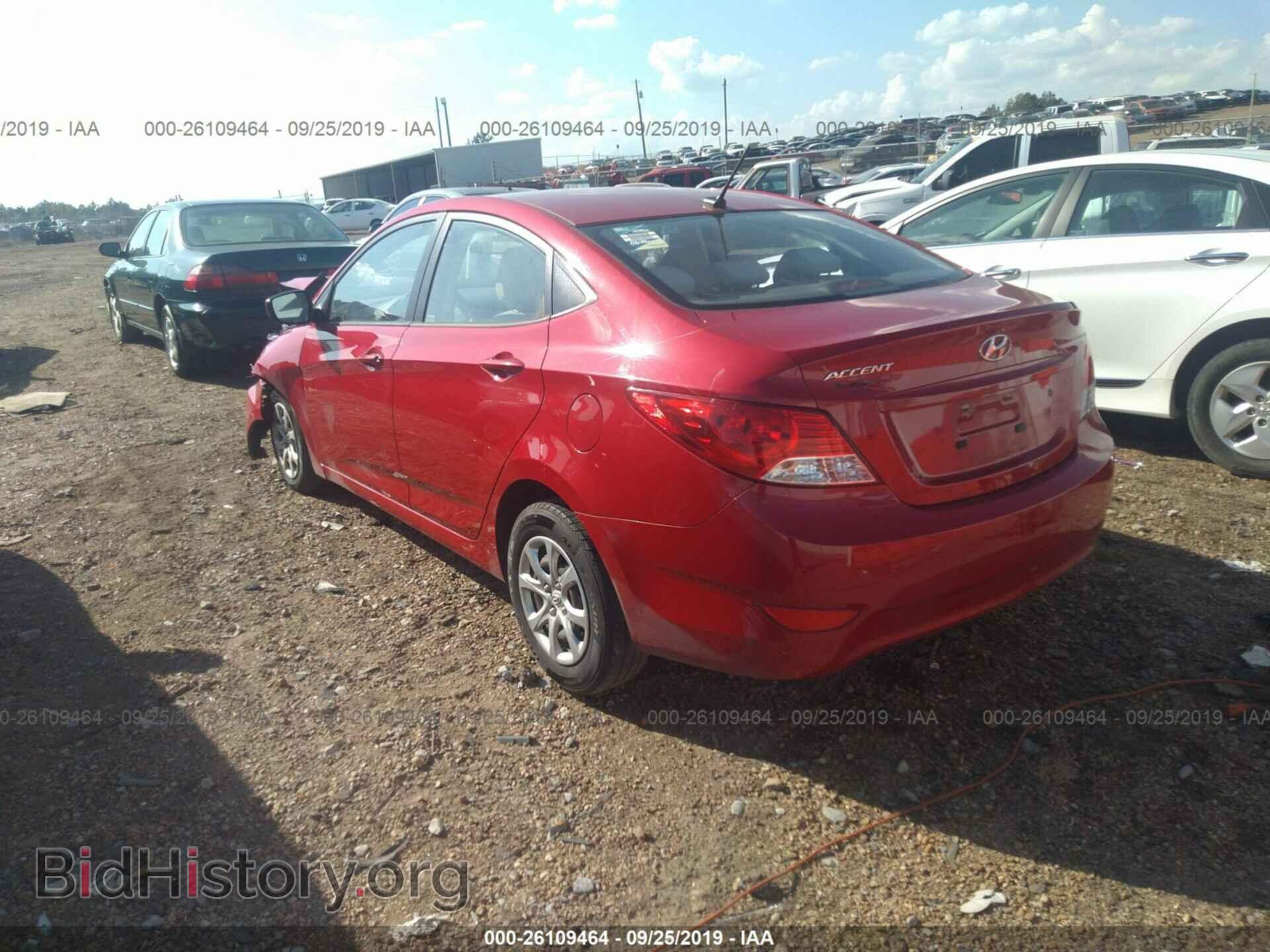 2013 HYUNDAI ACCENT - VIN: KMHCT4AE0DU365617 - Фото 3