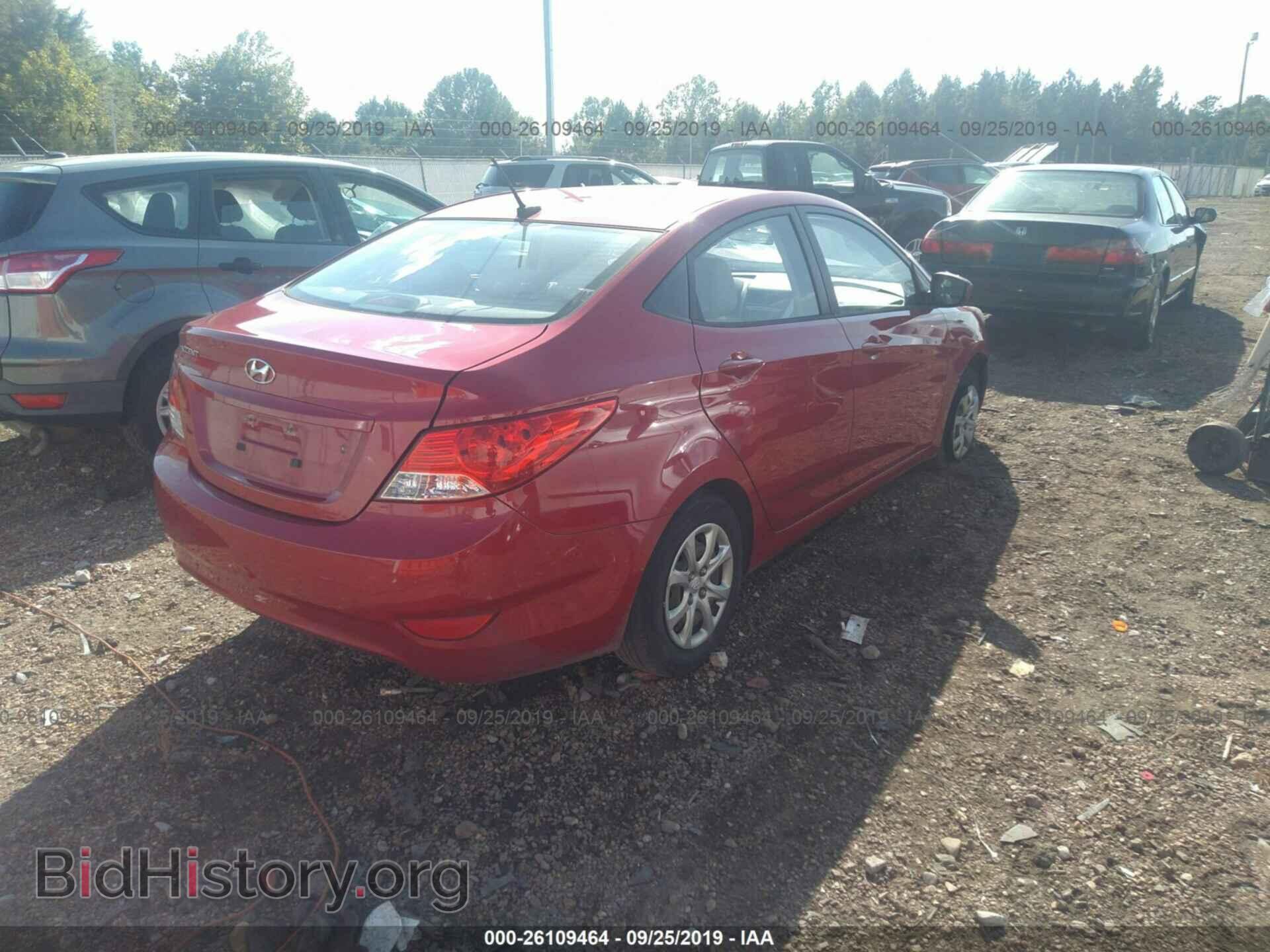 2013 HYUNDAI ACCENT - VIN: KMHCT4AE0DU365617 - Фото 4