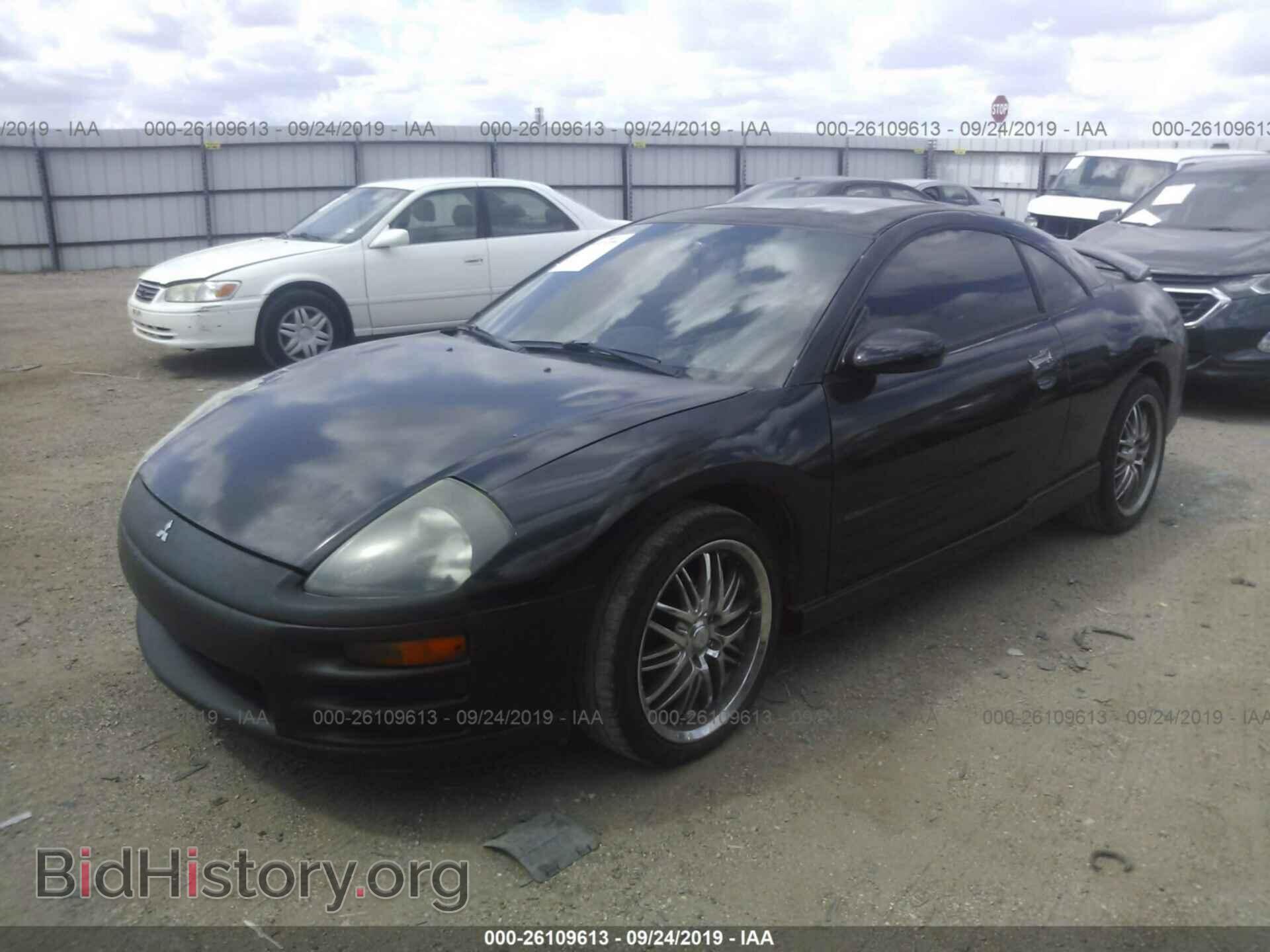 2001 MITSUBISHI ECLIPSE - VIN: 4A3AC54H11E102188 - Фото 2