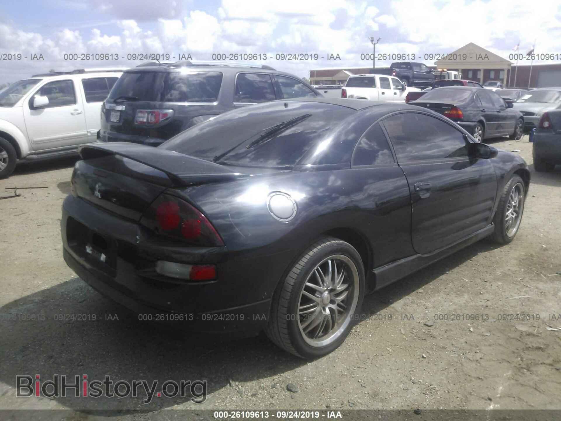 2001 MITSUBISHI ECLIPSE - VIN: 4A3AC54H11E102188 - Фото 4
