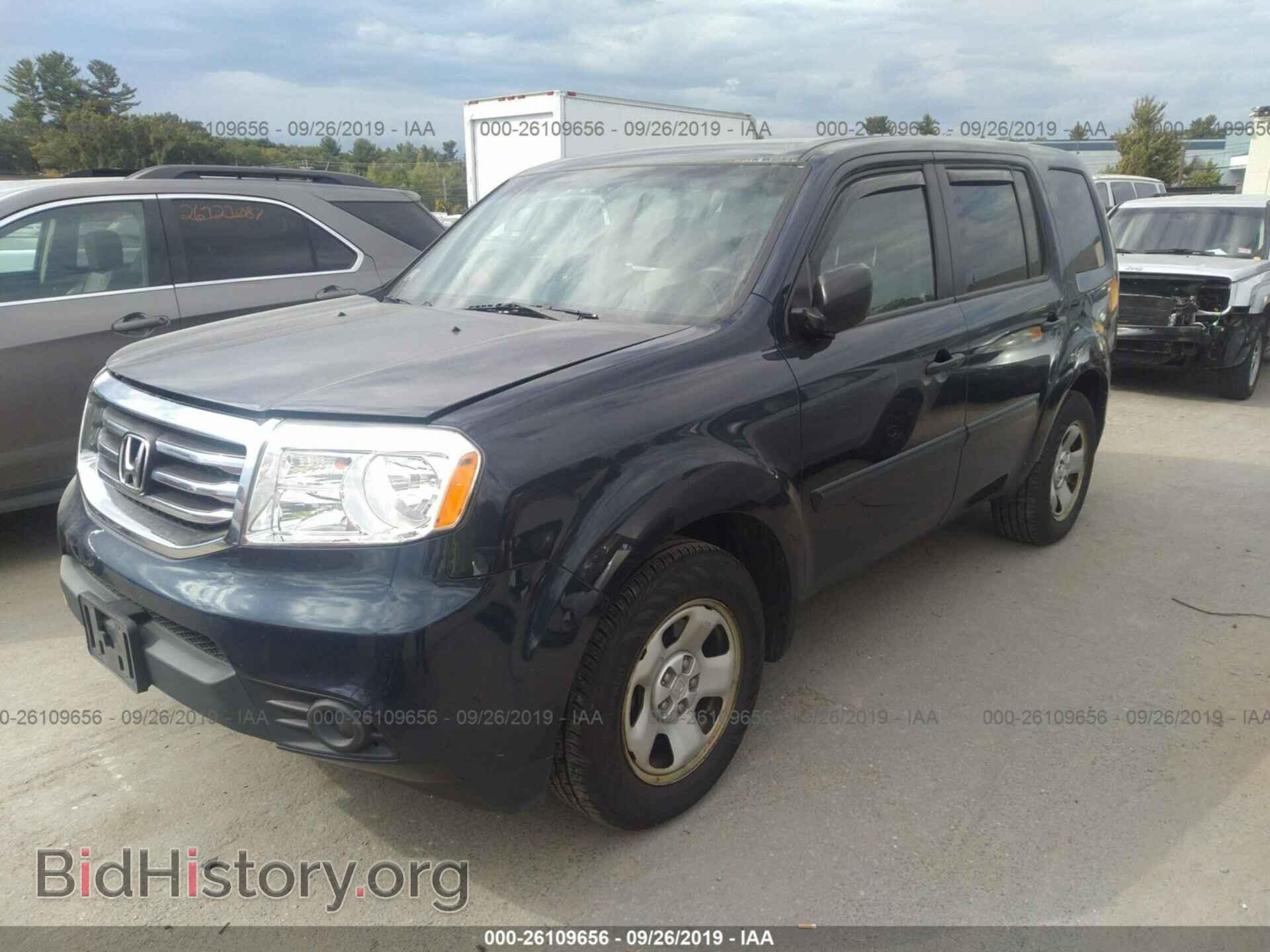 2012 HONDA PILOT - VIN: 5FNYF4H23CB073707 - Фото 2