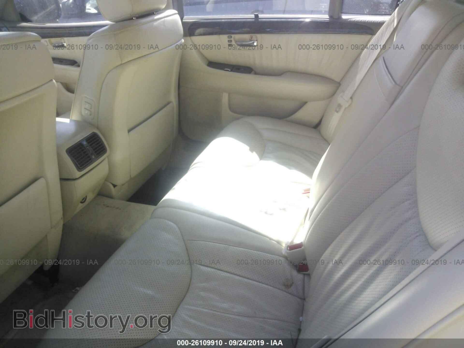2002 LEXUS LS - VIN: JTHBN30F420063362 - Photo 8
