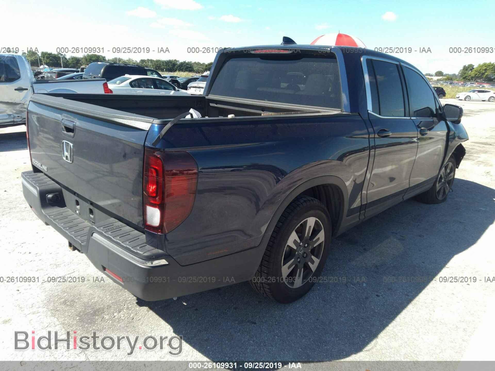 2017 HONDA RIDGELINE - VIN: 5FPYK2F6XHB009975 - Фото 4