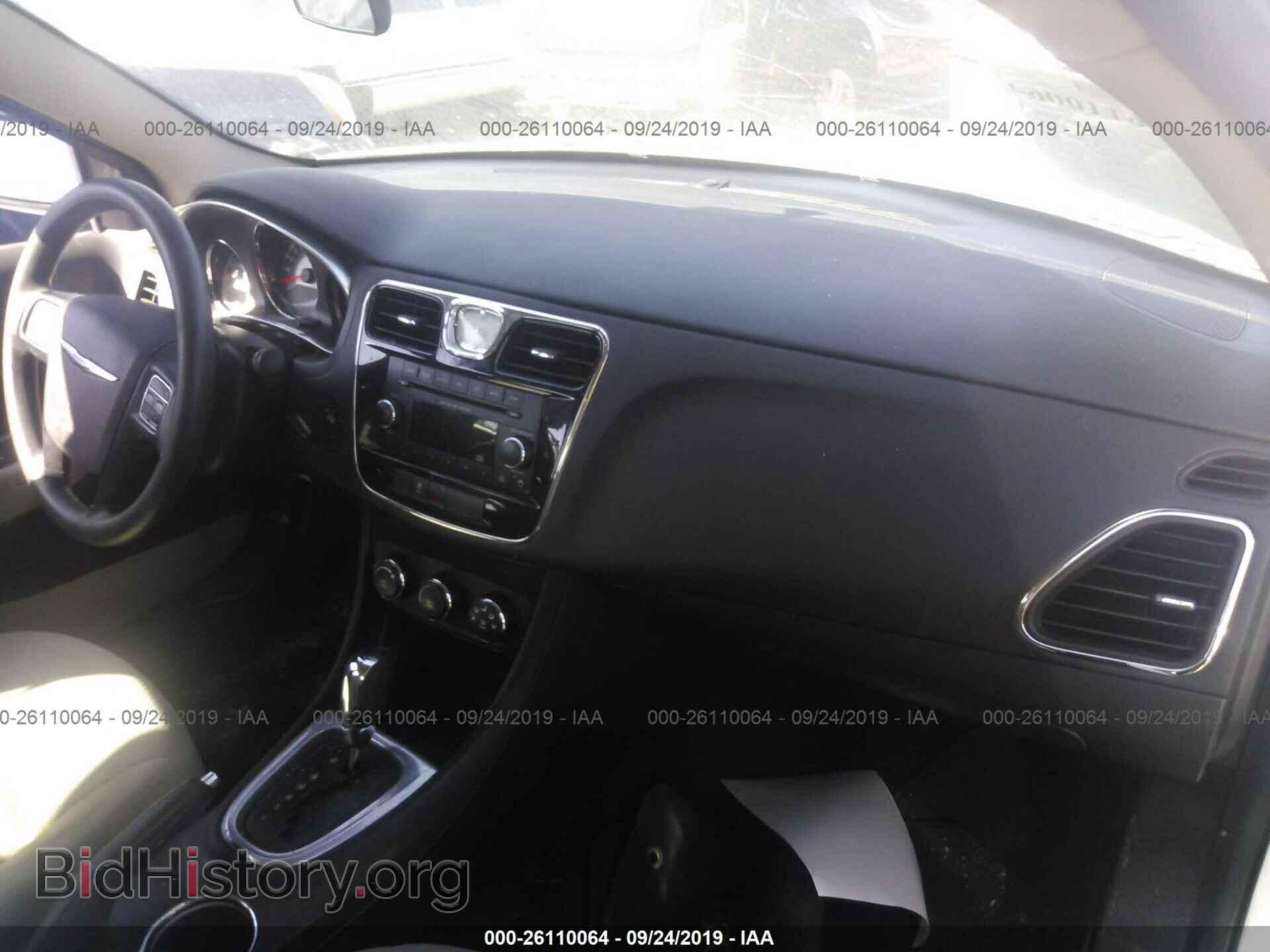 2013 CHRYSLER 200 - VIN: 1C3CCBAB7DN640185 - Фото 5