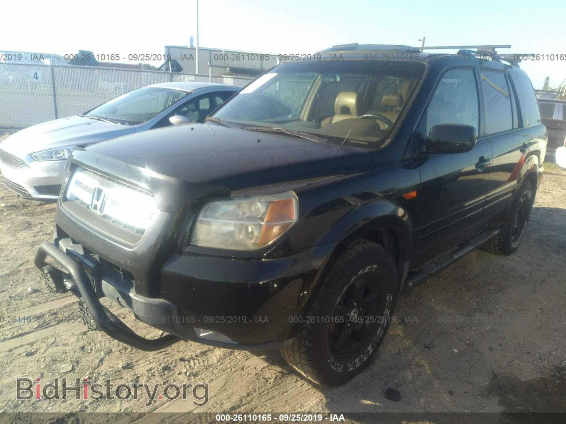 2006 HONDA PILOT - VIN: 2HKYF18716H538453 - Фото 2