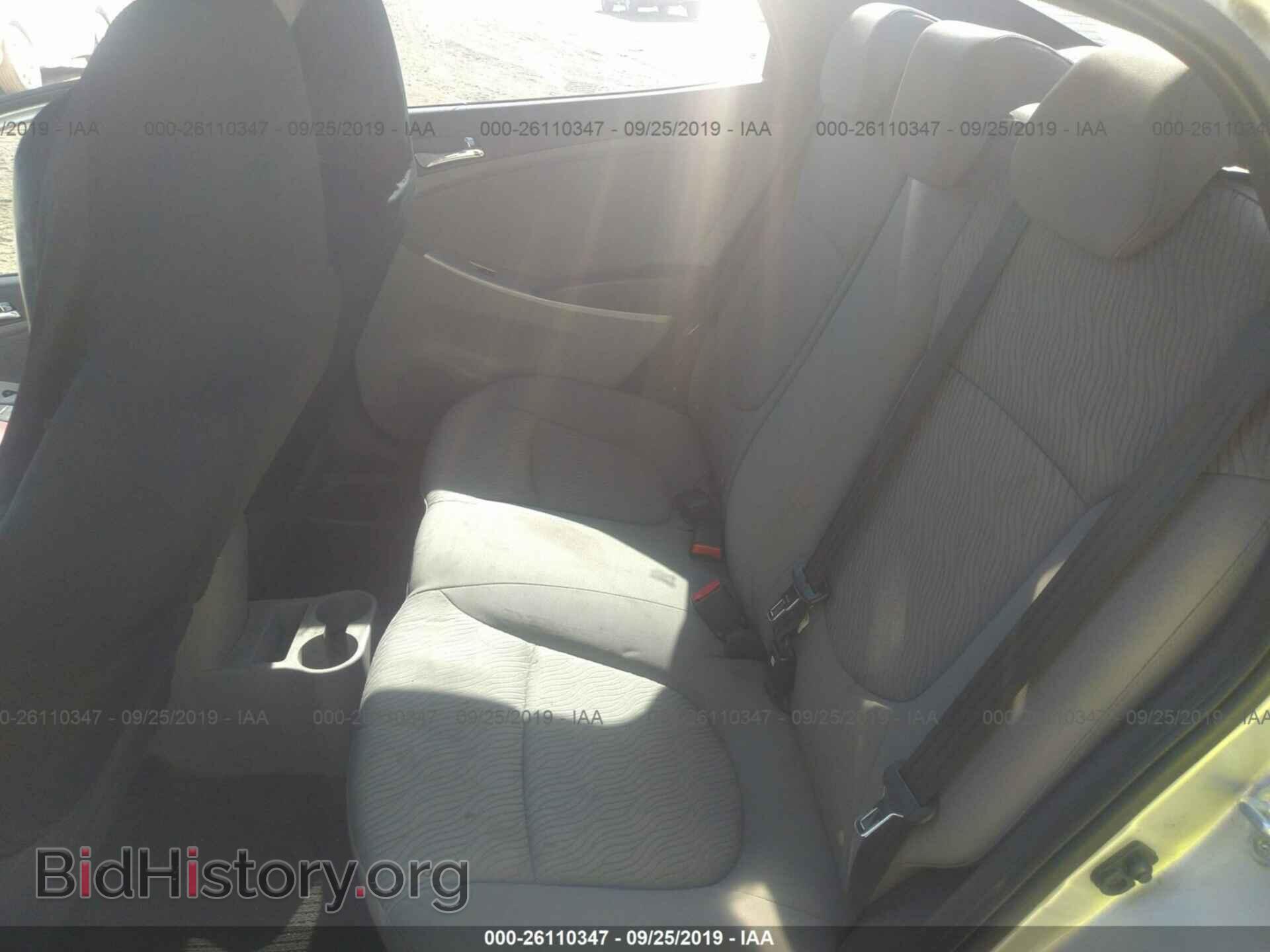 2013 HYUNDAI ACCENT - VIN: KMHCU4AE6DU572865 - Фото 8