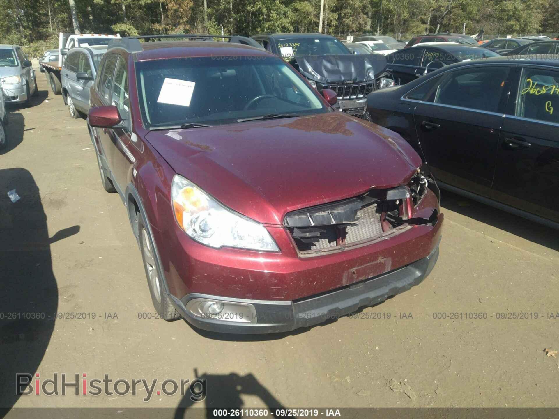 Фотография 4S4BRBBC8C3219627 - SUBARU OUTBACK 2012
