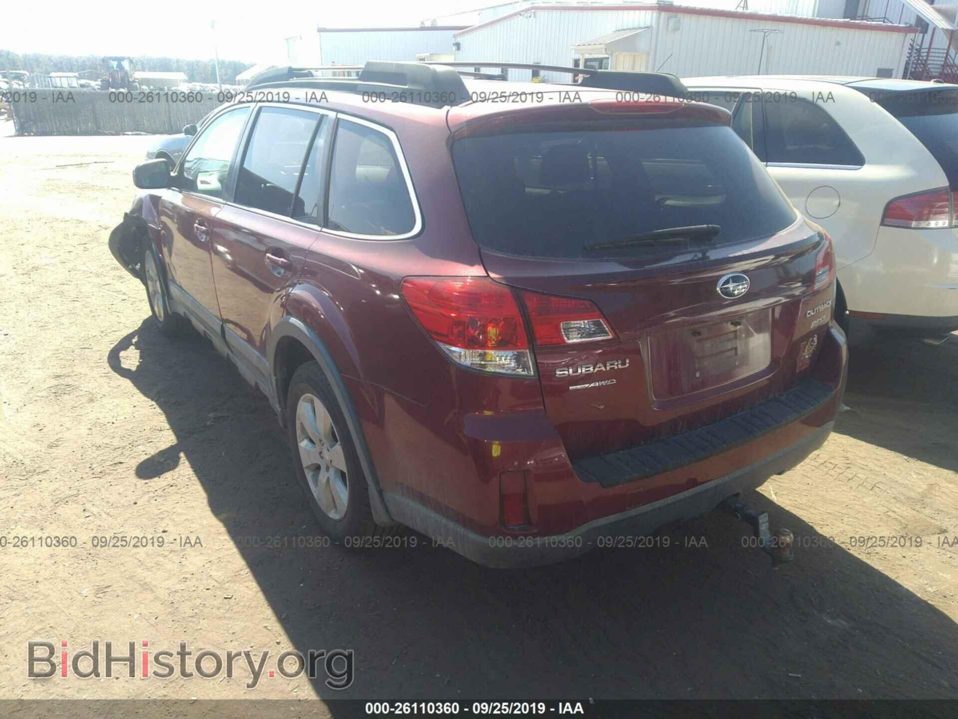 2012 SUBARU OUTBACK - VIN: 4S4BRBBC8C3219627 - Фото 3