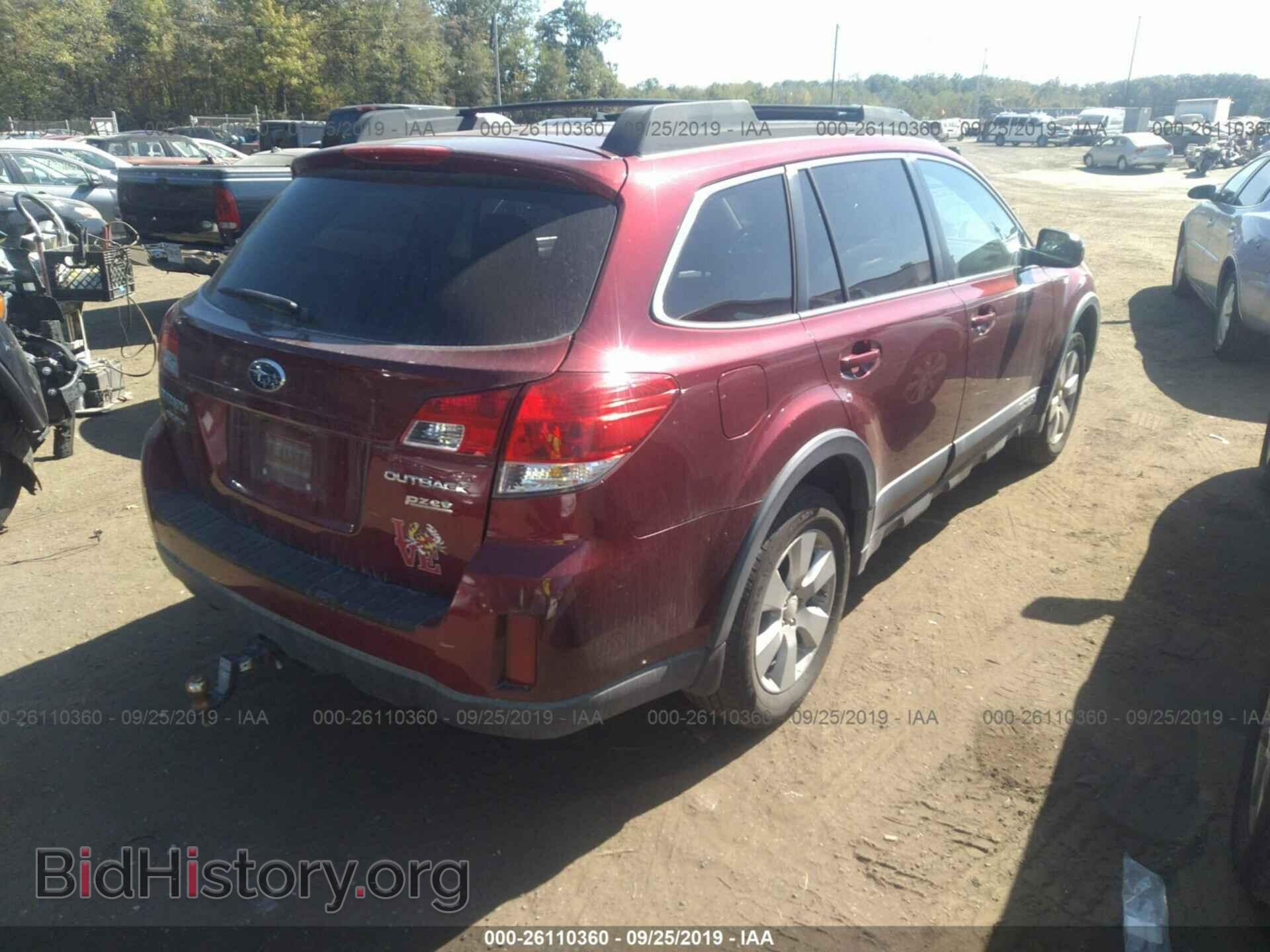 2012 SUBARU OUTBACK - VIN: 4S4BRBBC8C3219627 - Фото 4