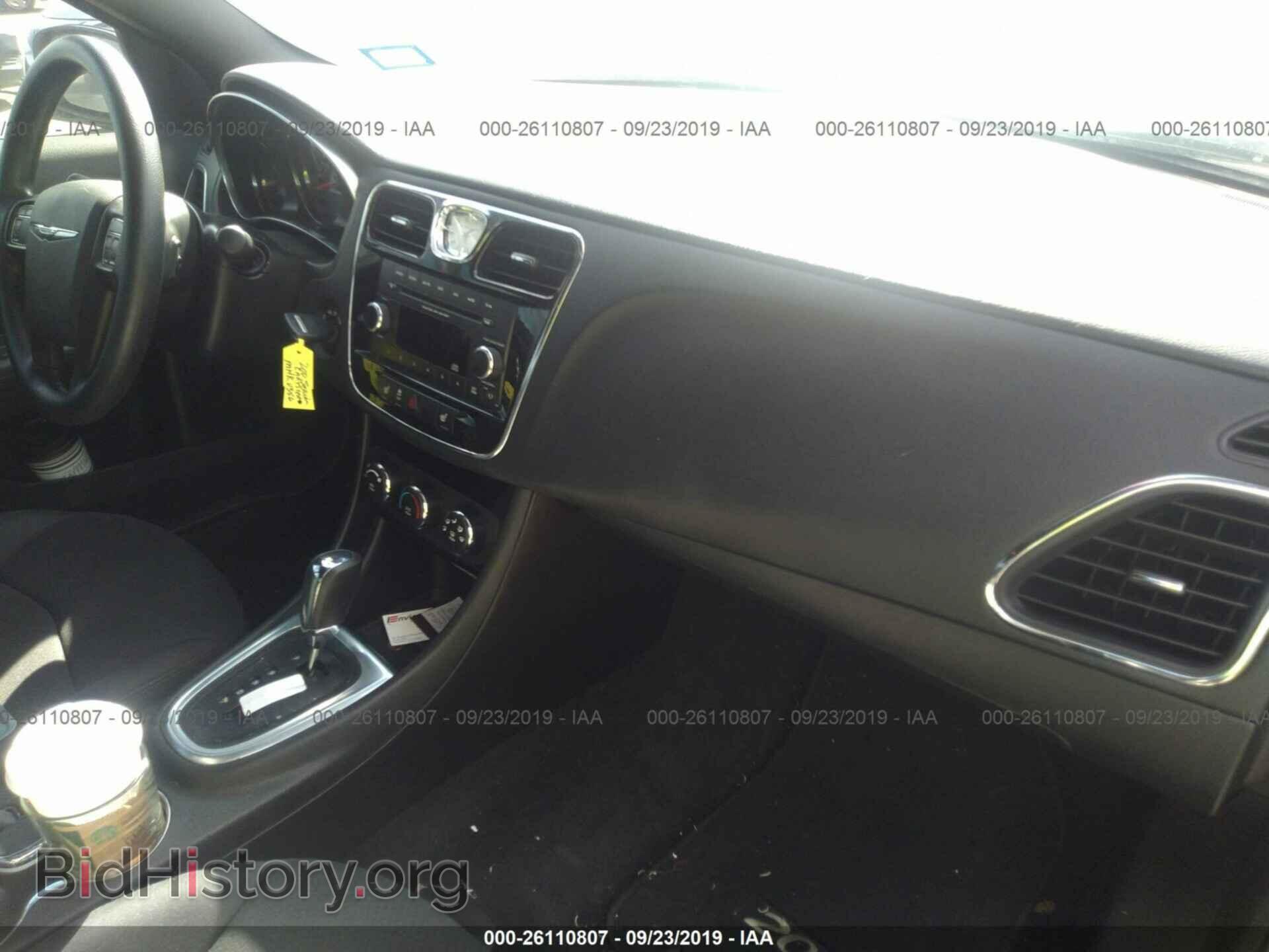 2013 CHRYSLER 200 - VIN: 1C3CCBAG0DN721931 - Photo 5