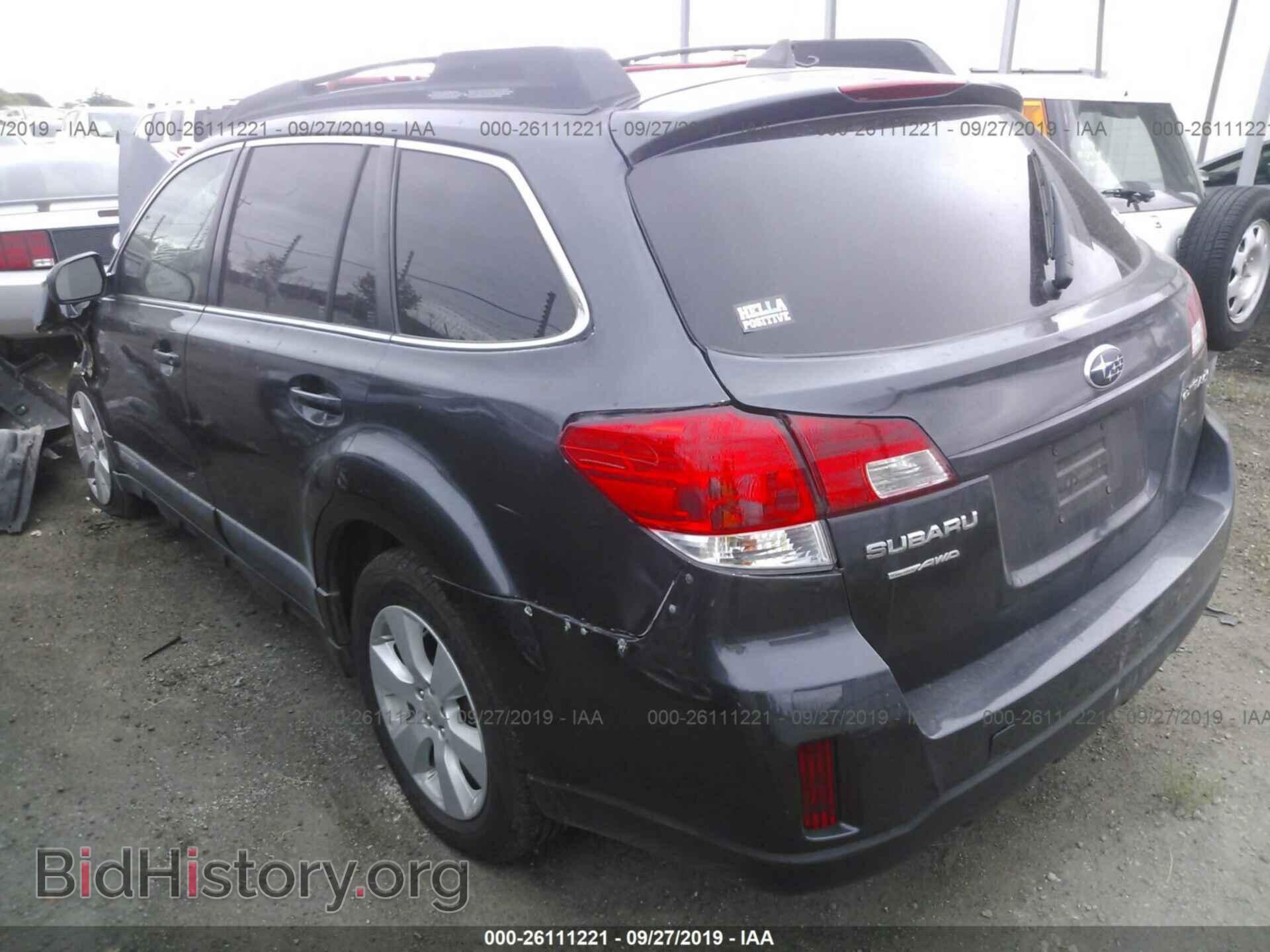 2011 SUBARU OUTBACK - VIN: 4S4BRCHC1B1352446 - Фото 3