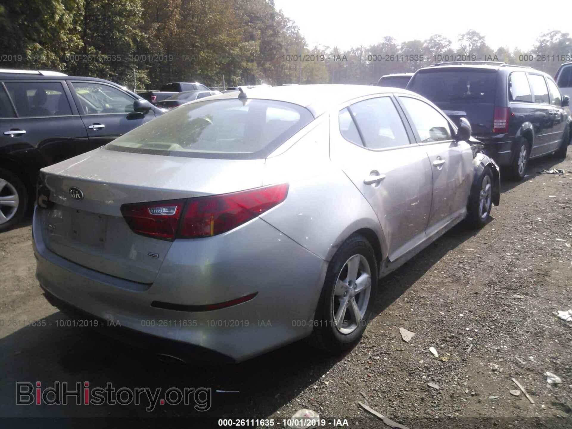 2014 KIA OPTIMA - VIN: KNAGM4A76E5472880 - Фото 4