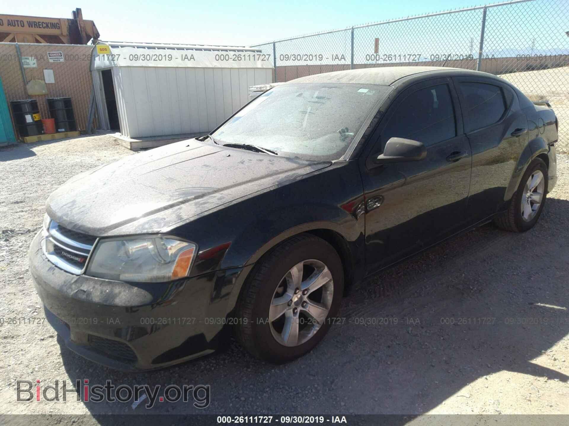 2014 DODGE AVENGER - VIN: 1C3CDZAB1EN153880 - Фото 2
