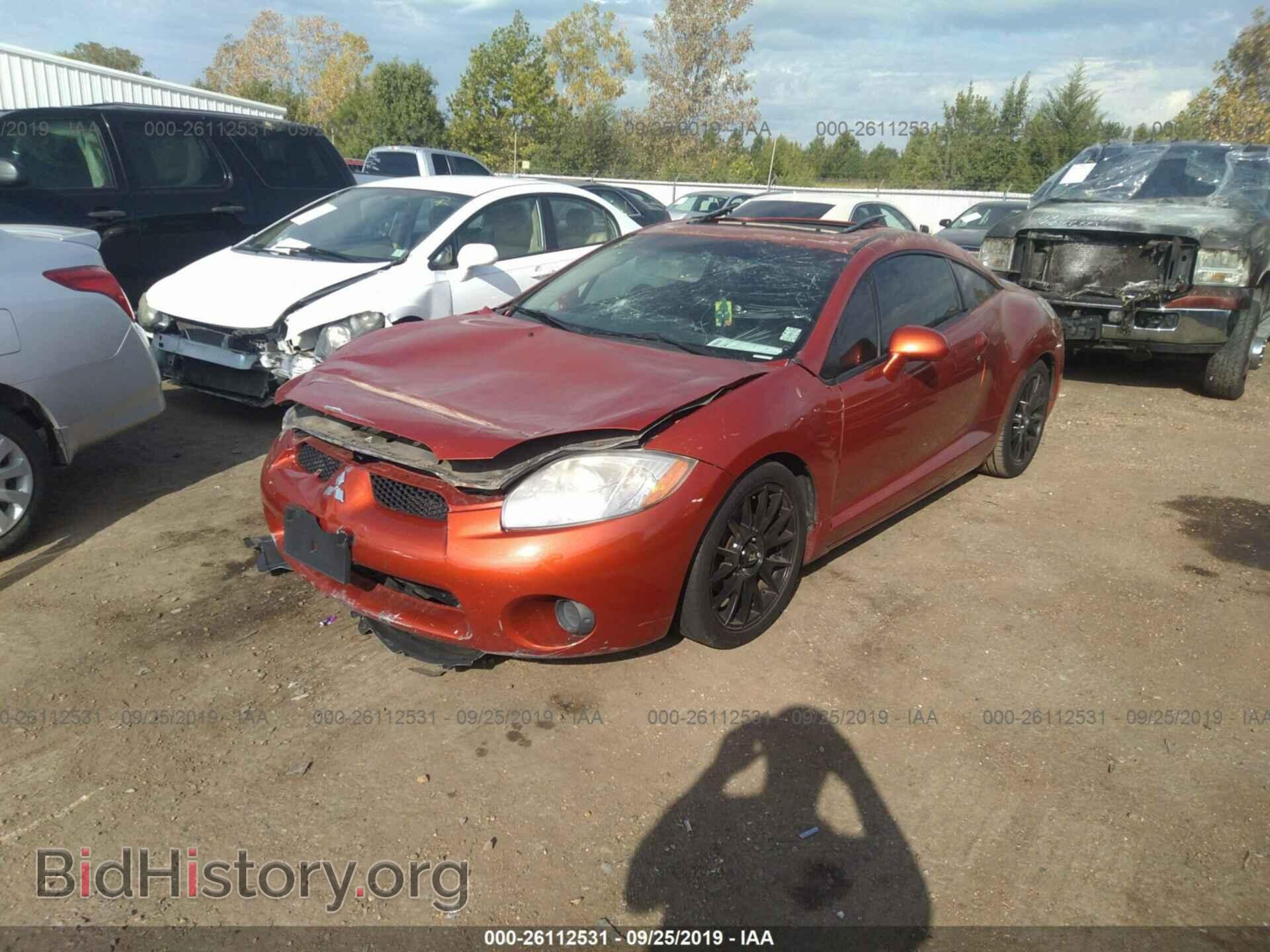 2006 MITSUBISHI ECLIPSE - VIN: 4A3AK24F76E025088 - Фото 2
