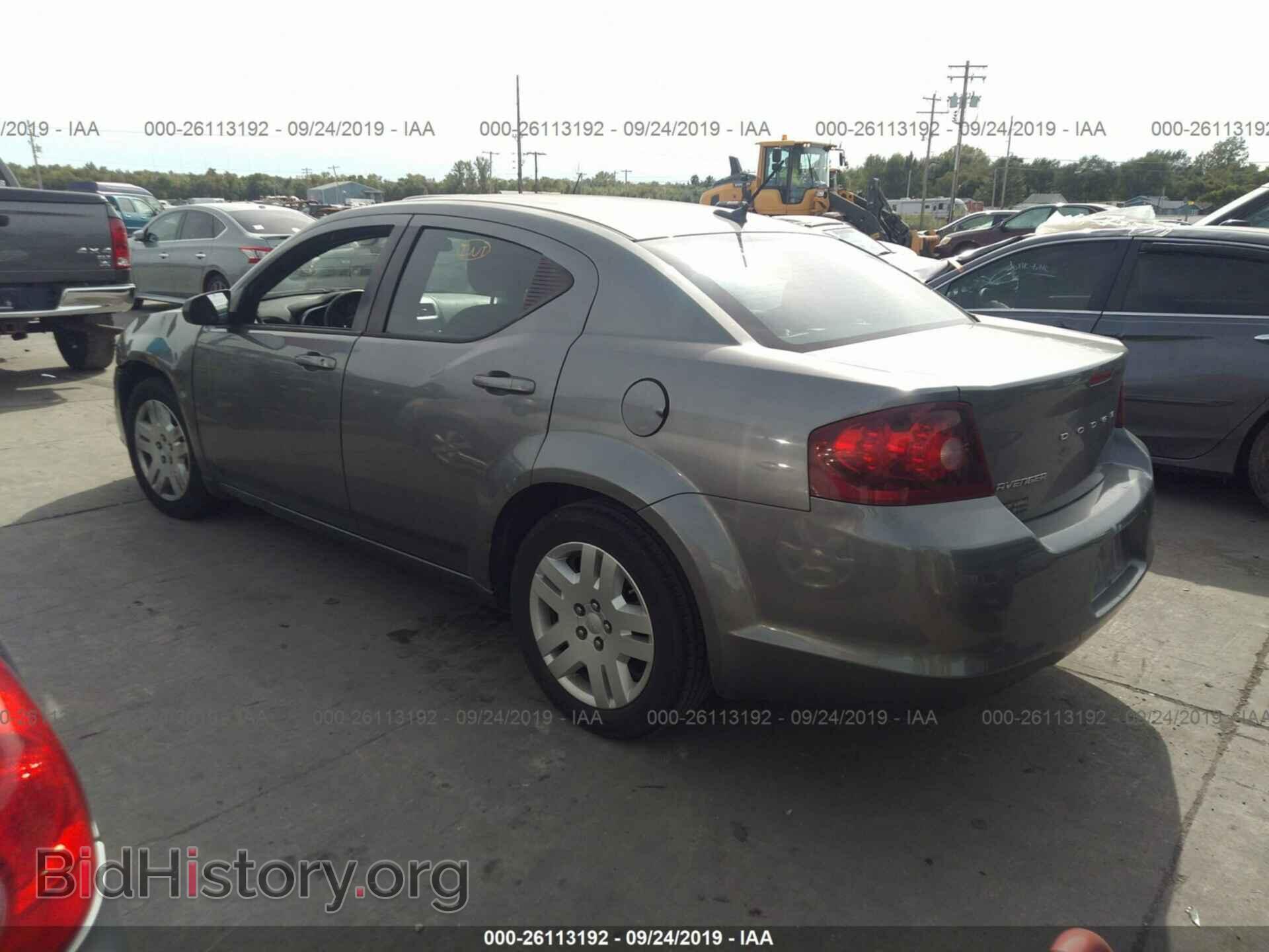 2012 DODGE AVENGER - VIN: 1C3CDZAB5CN132513 - Фото 3