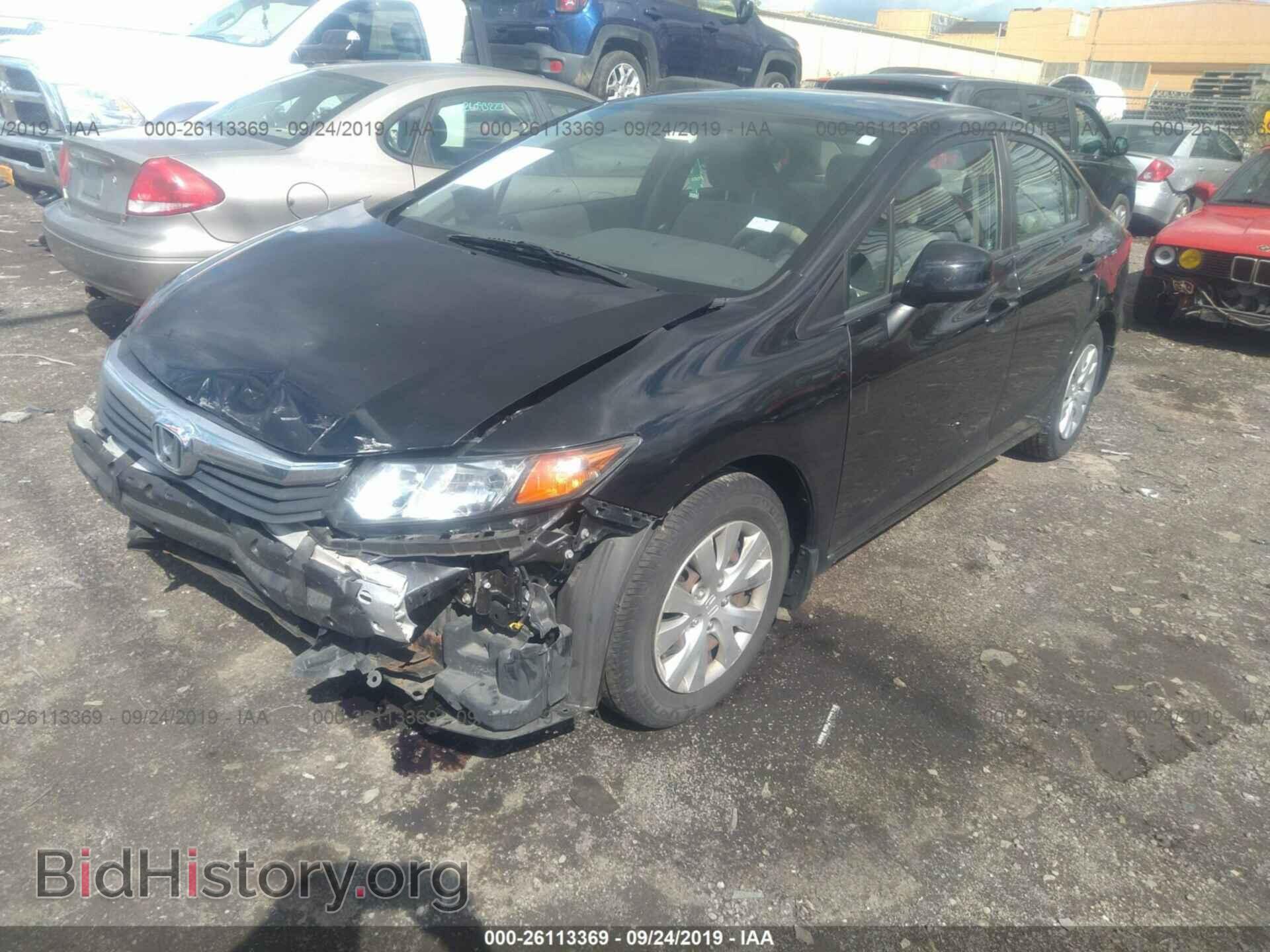 2012 HONDA CIVIC - VIN: 19XFB2F53CE080151 - Фото 2