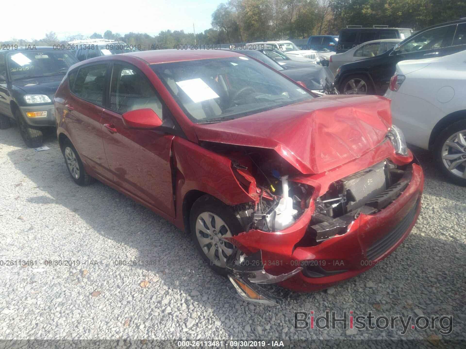 Photo KMHCT5AEXHU359884 - HYUNDAI ACCENT 2017