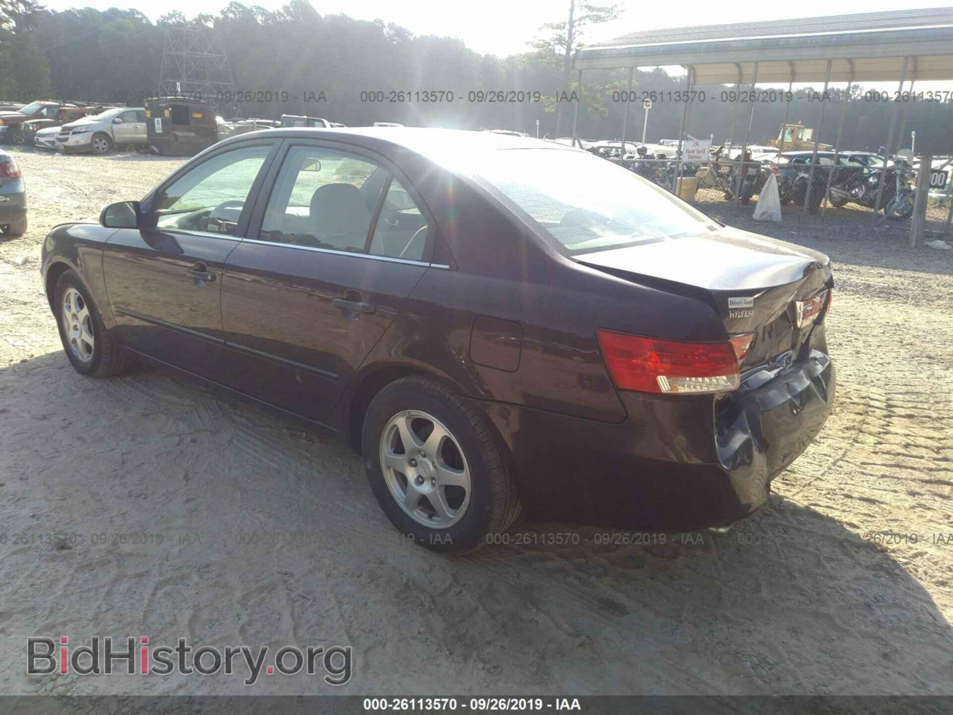 2006 HYUNDAI SONATA - VIN: 5NPEU46F76H122136 - Фото 3