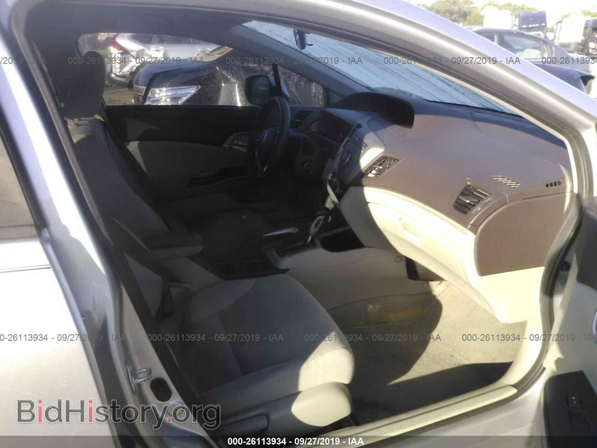 2012 HONDA CIVIC - VIN: 19XFB2F54CE041620 - Фото 5