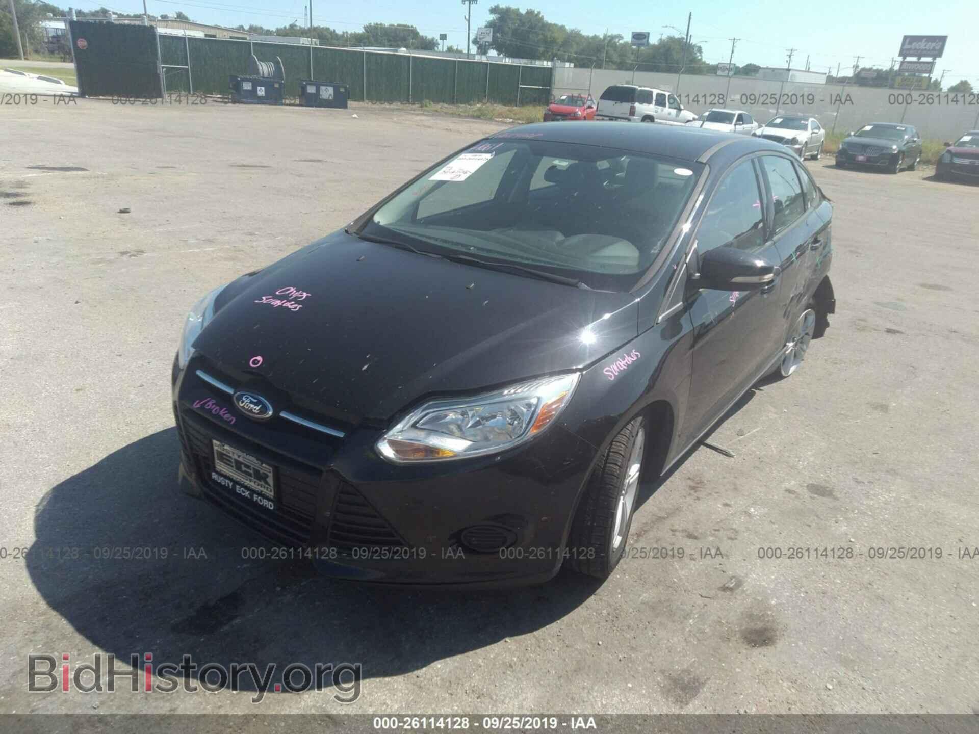 2014 FORD FOCUS - VIN: 1FADP3F2XEL420206 - Фото 2