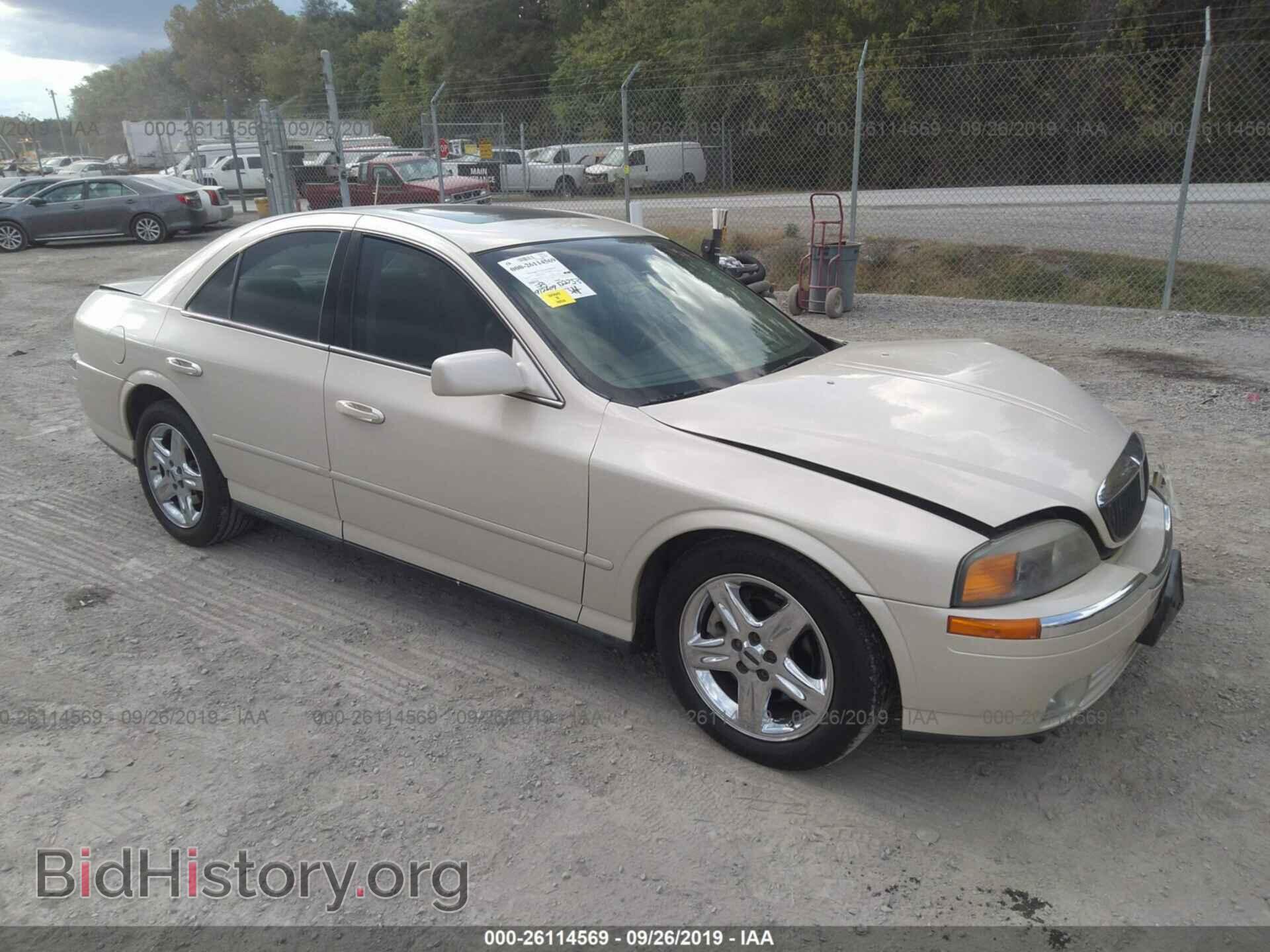 Фотография 1LNHM86S42Y697381 - LINCOLN LS 2002