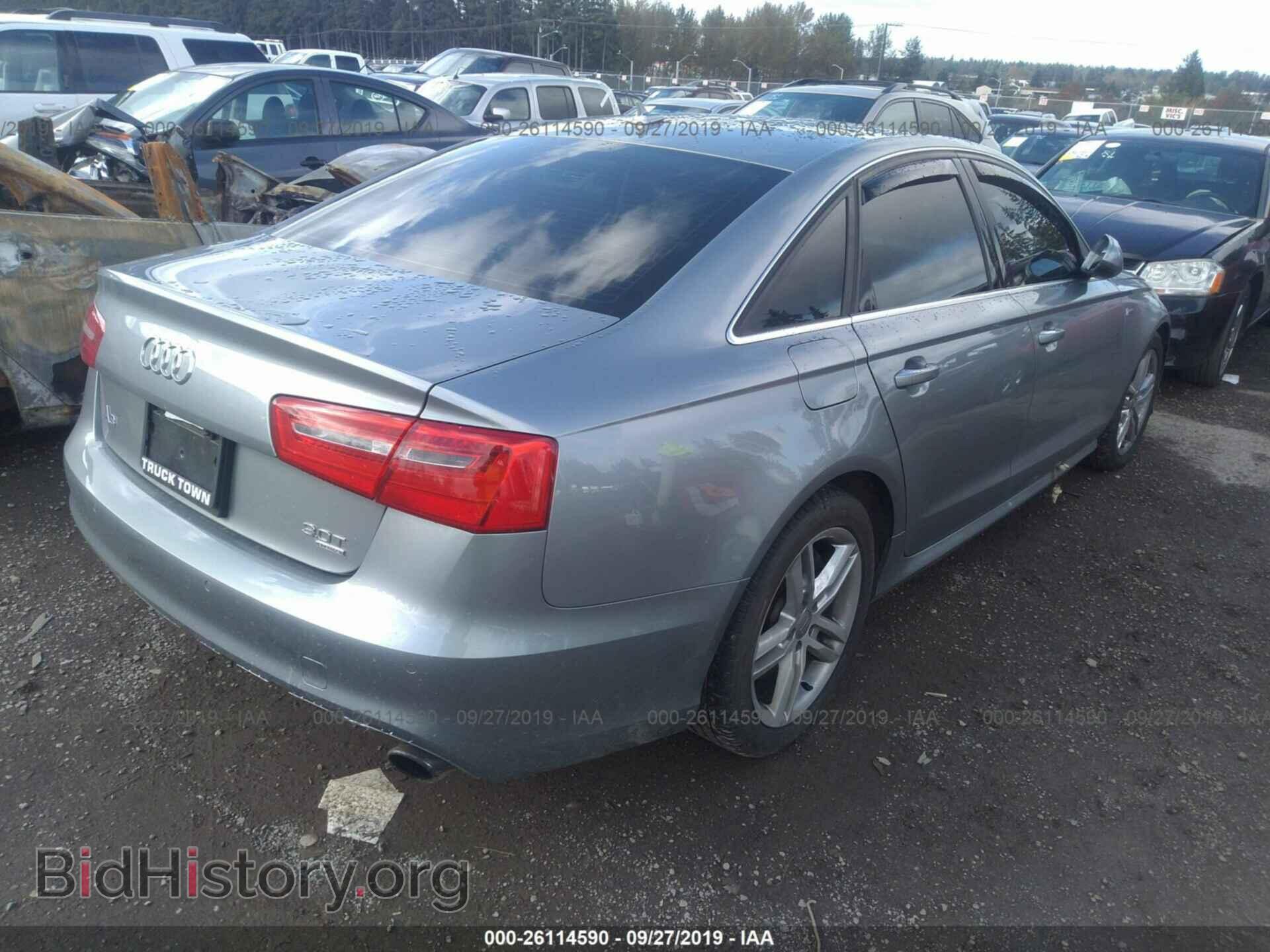 2012 AUDI A6 - VIN: WAUBGAFC8CN003616 - Фото 4