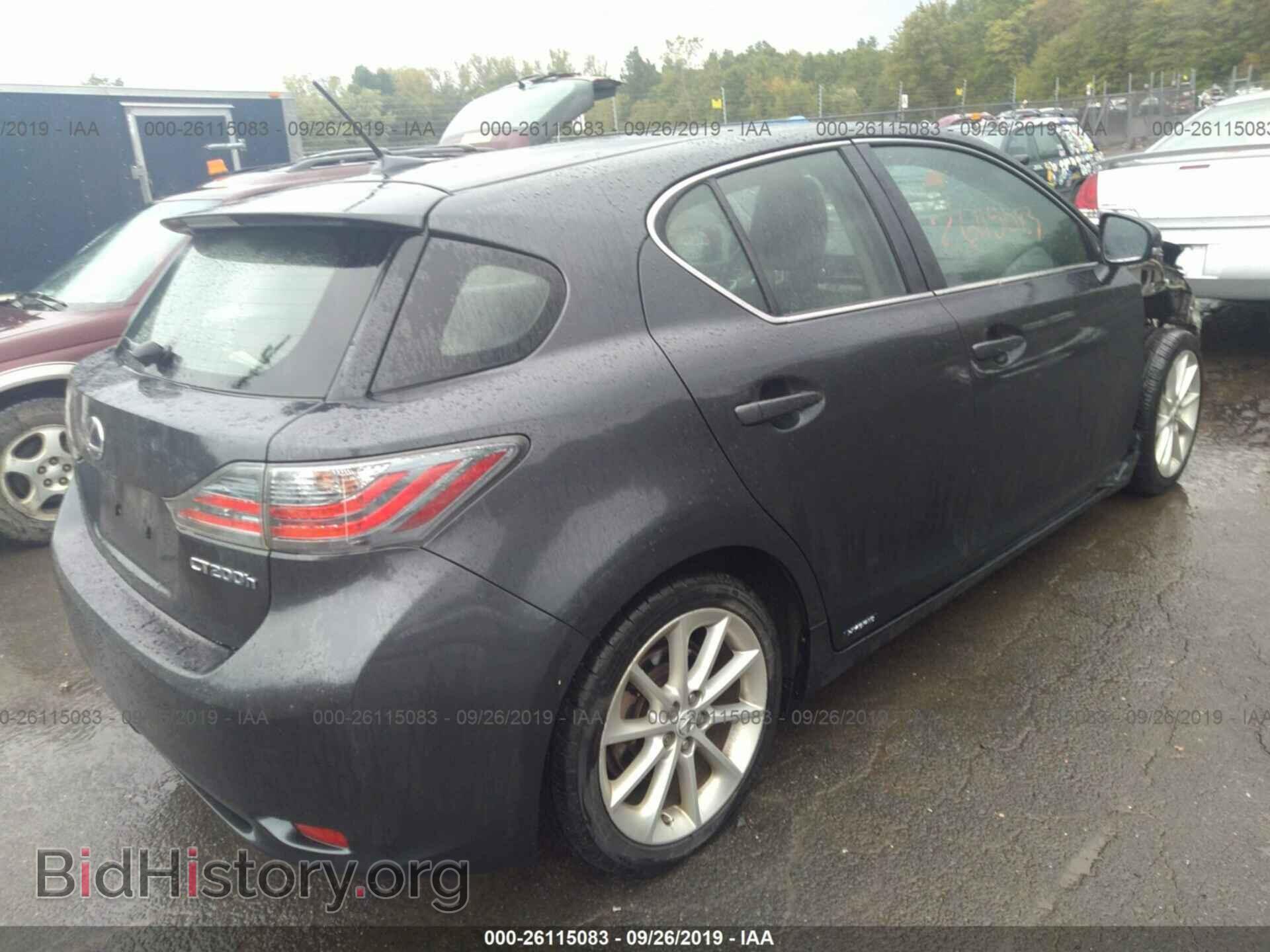2011 LEXUS CT - VIN: JTHKD5BH0B2018503 - Photo 4