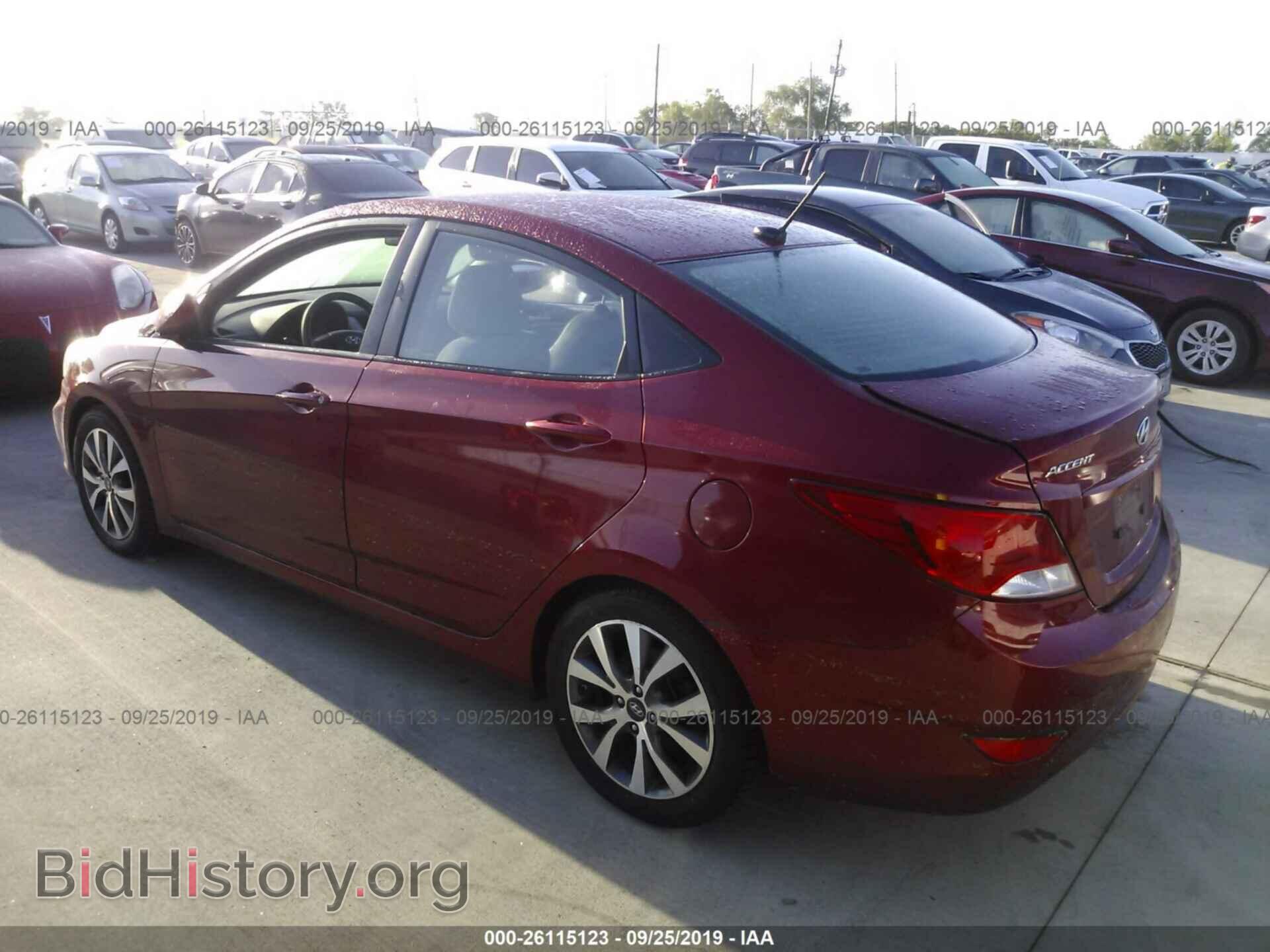 2017 HYUNDAI ACCENT - VIN: KMHCT4AE3HU364564 - Фото 3