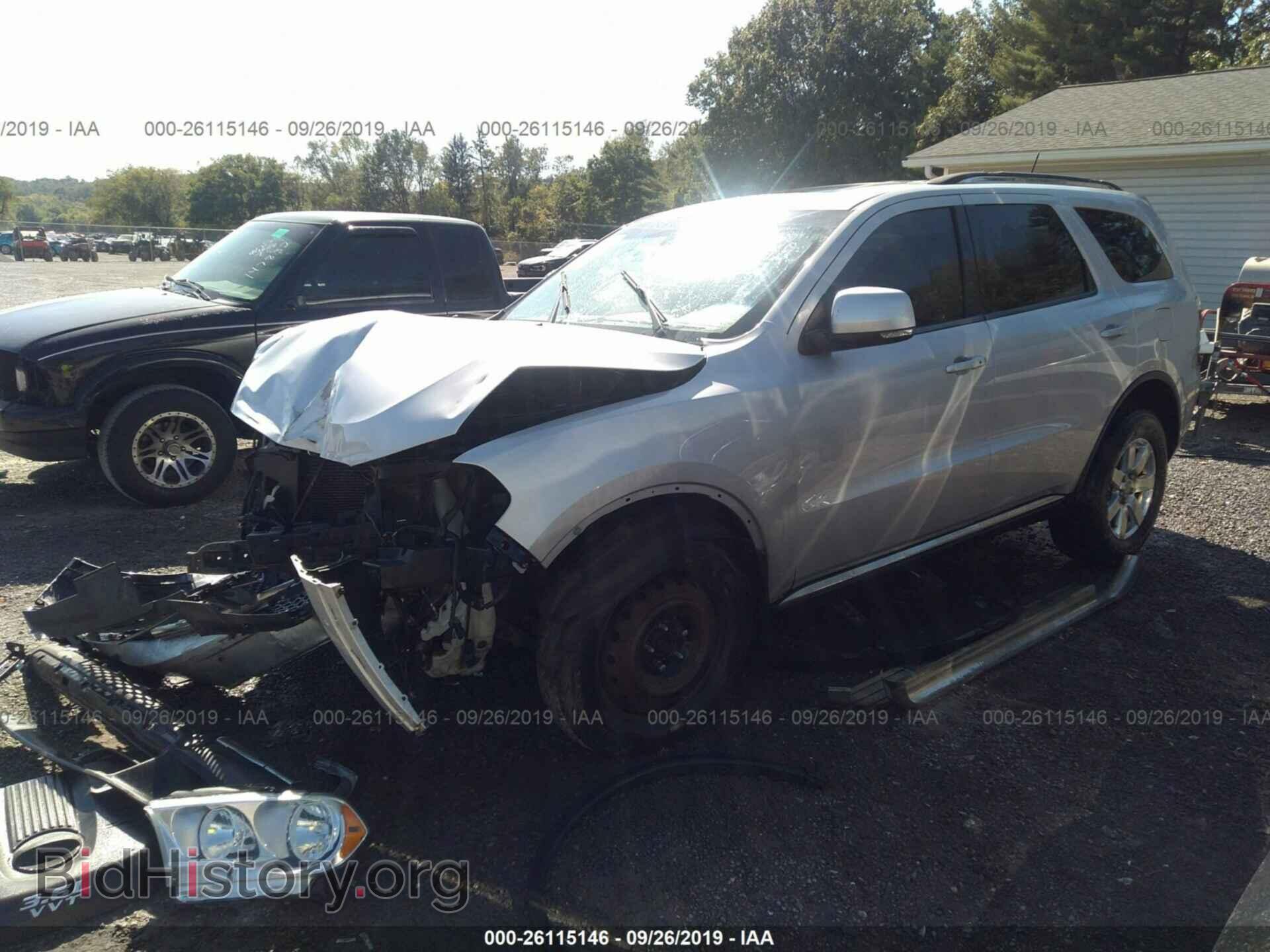 2012 DODGE DURANGO - VIN: 1C4RDJDG7CC163305 - Фото 2