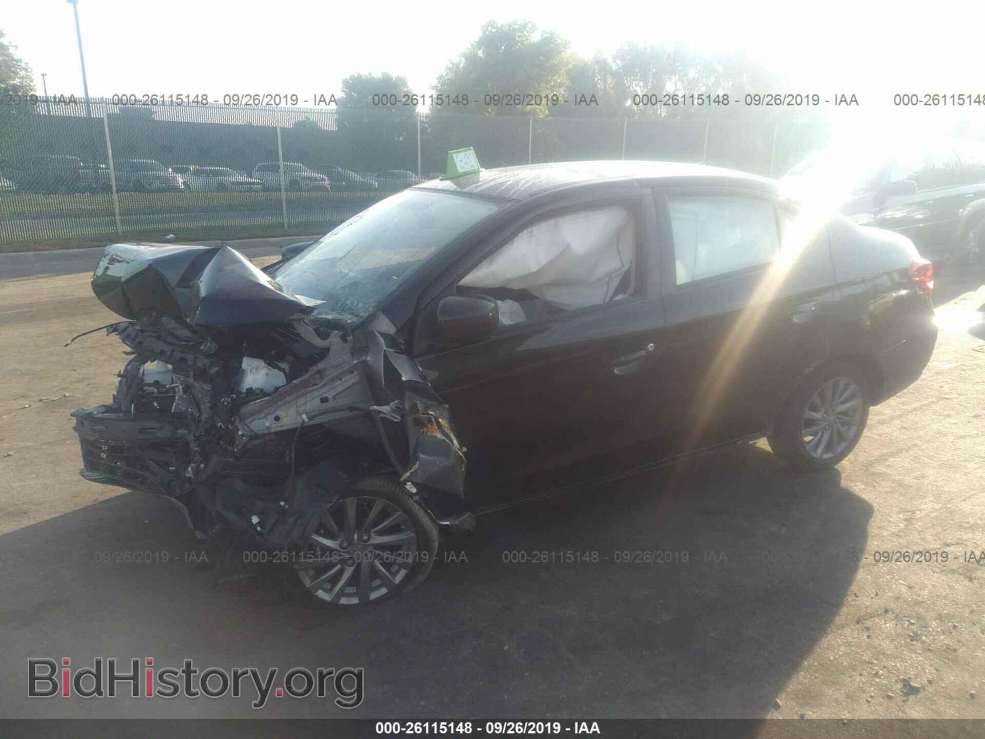 2019 MITSUBISHI MIRAGE - VIN: ML32F3FJ3KHF04111 - Фото 2