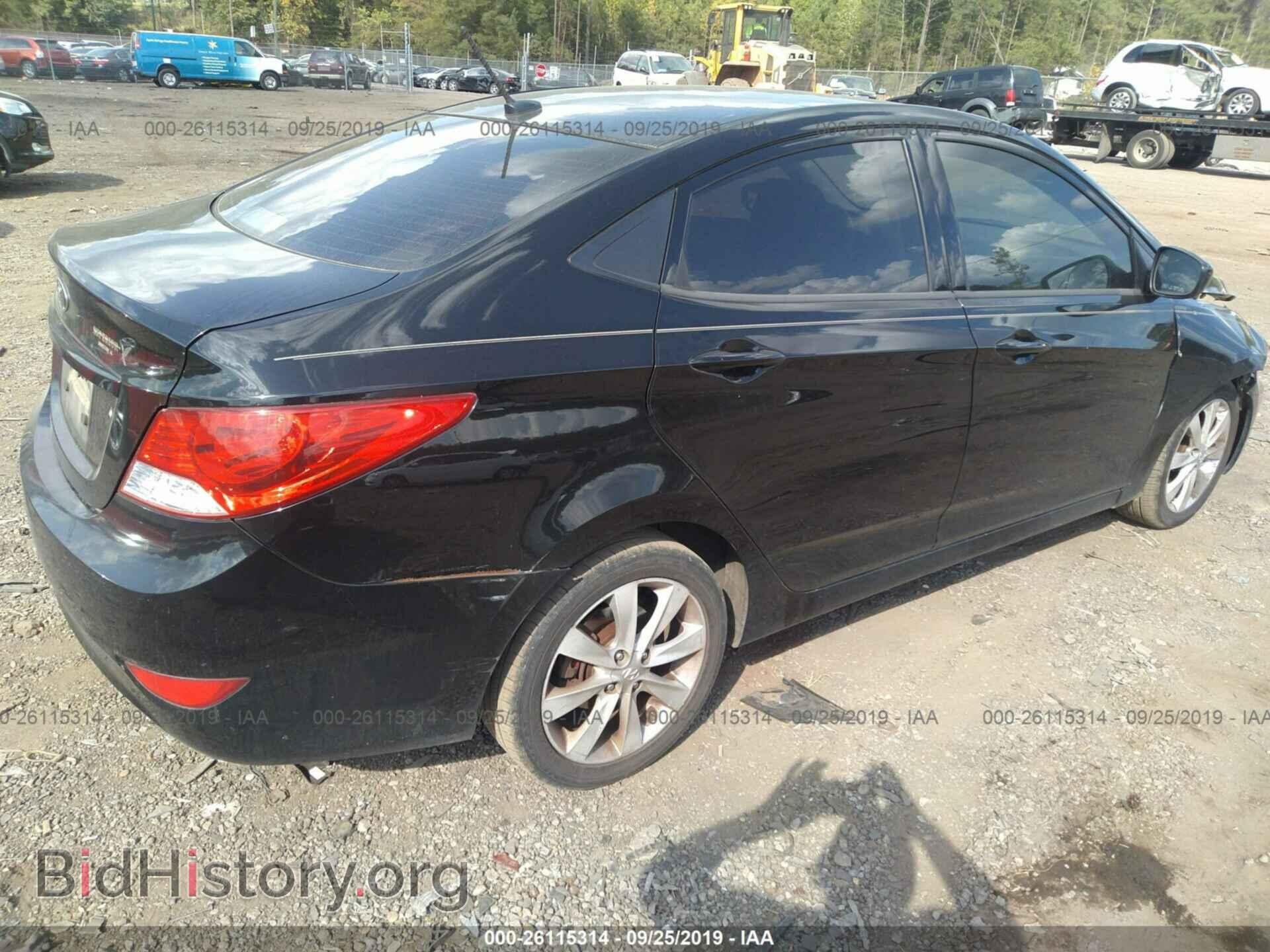 2012 HYUNDAI ACCENT - VIN: KMHCU4AE3CU180764 - Фото 4