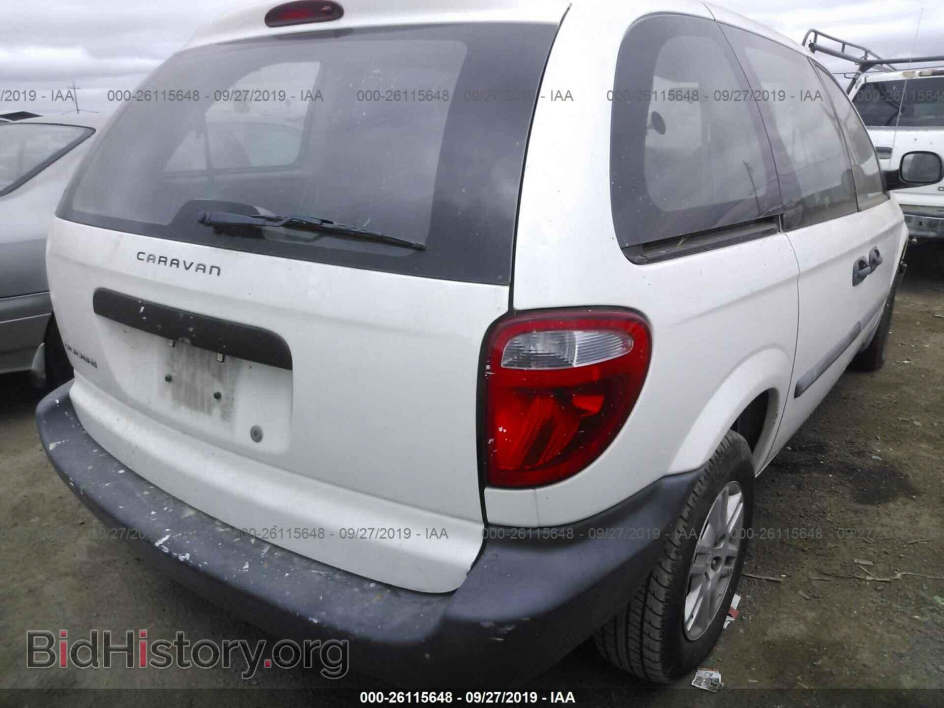 2007 DODGE CARAVAN - VIN: 1D4GP25B97B214082 - Фото 4