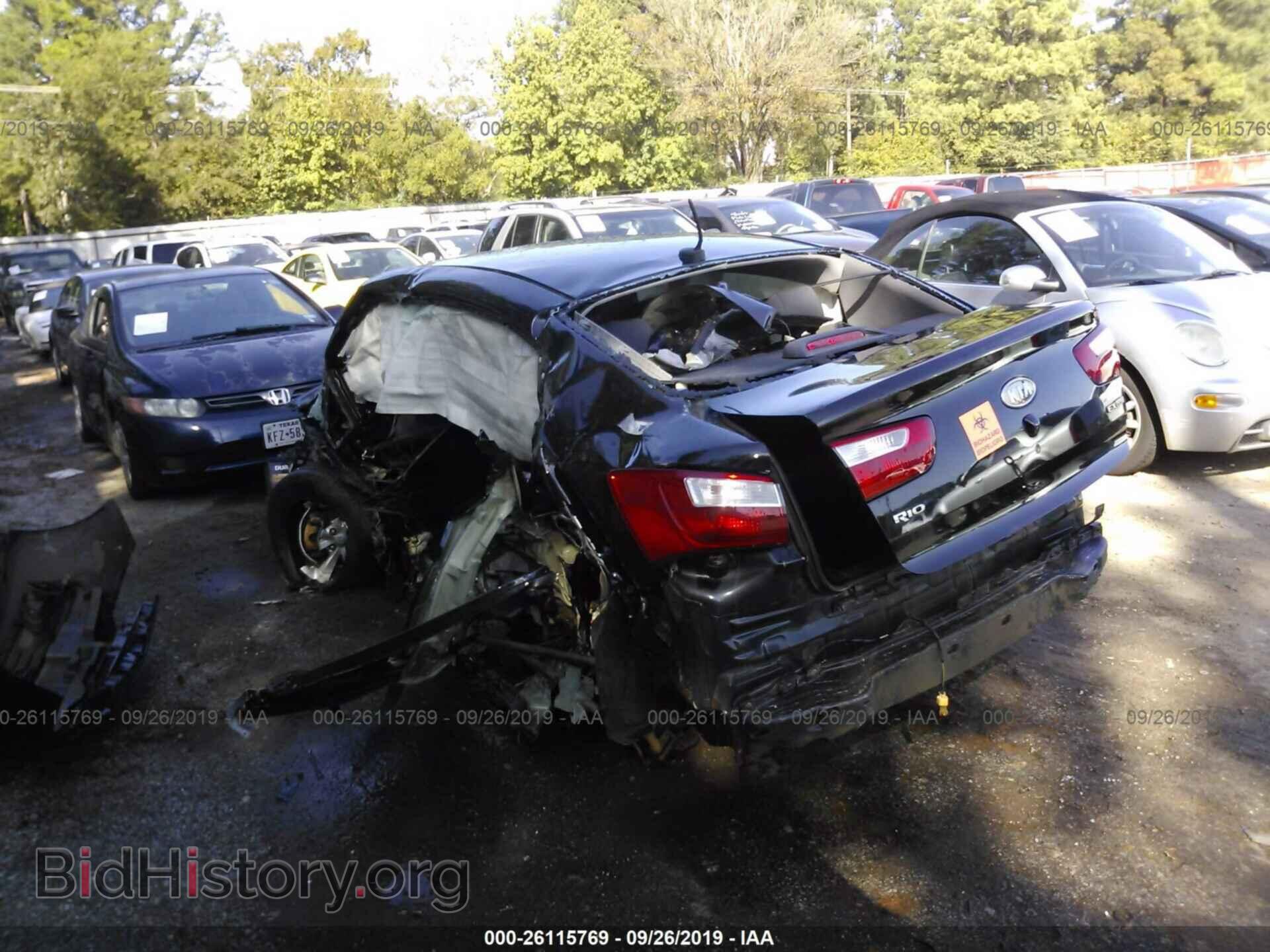 2012 KIA RIO - VIN: KNADN4A38C6046550 - Фото 3