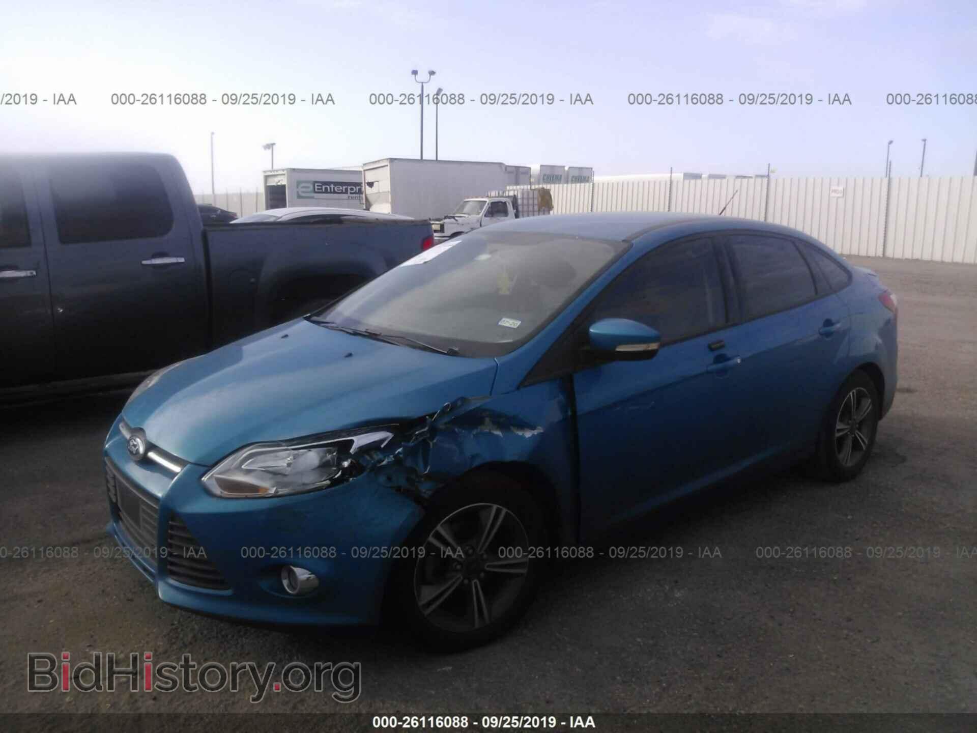 2014 FORD FOCUS - VIN: 1FADP3F22EL373026 - Фото 2