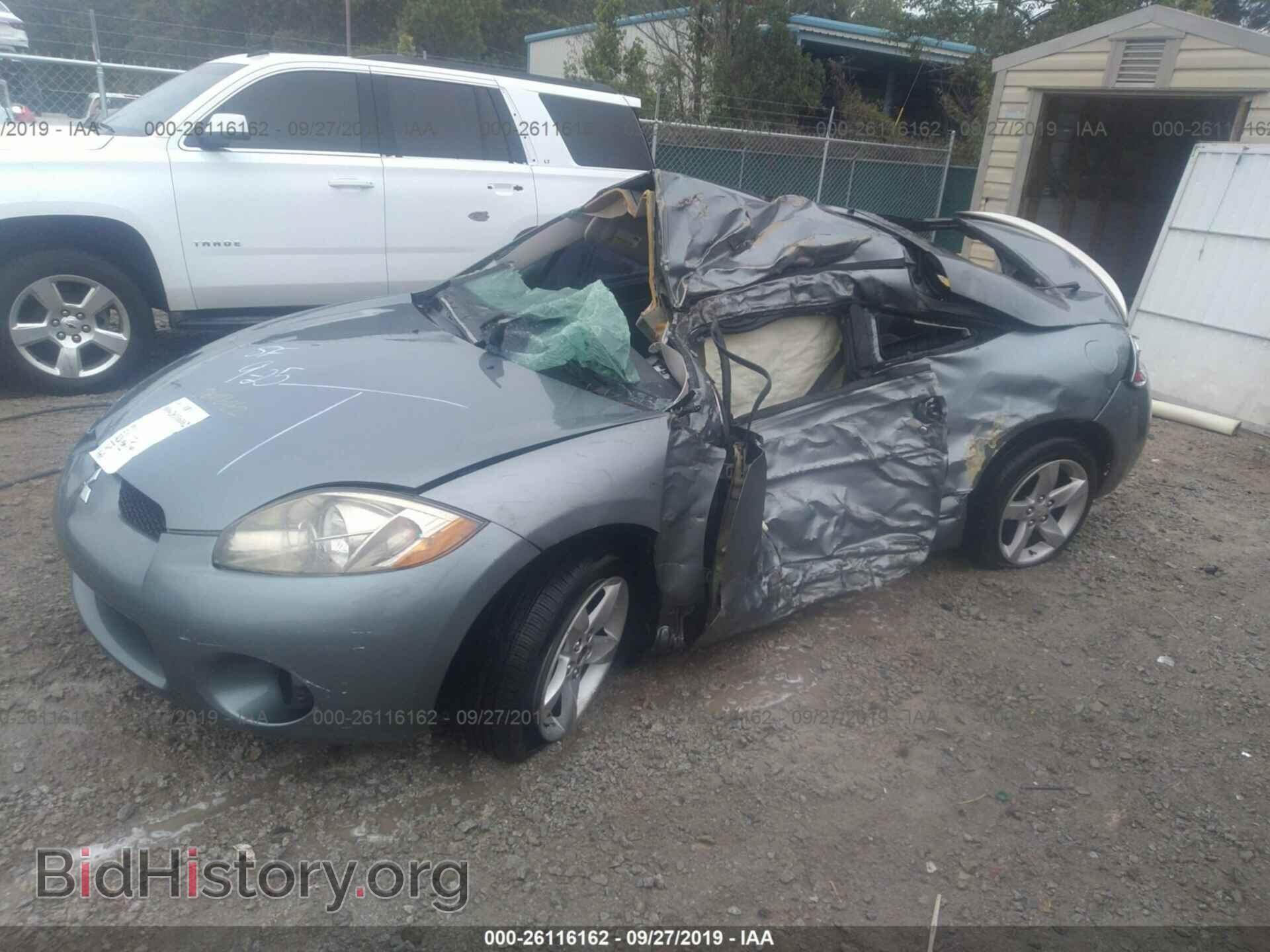 2007 MITSUBISHI ECLIPSE - VIN: 4A3AK24F07E016959 - Фото 2