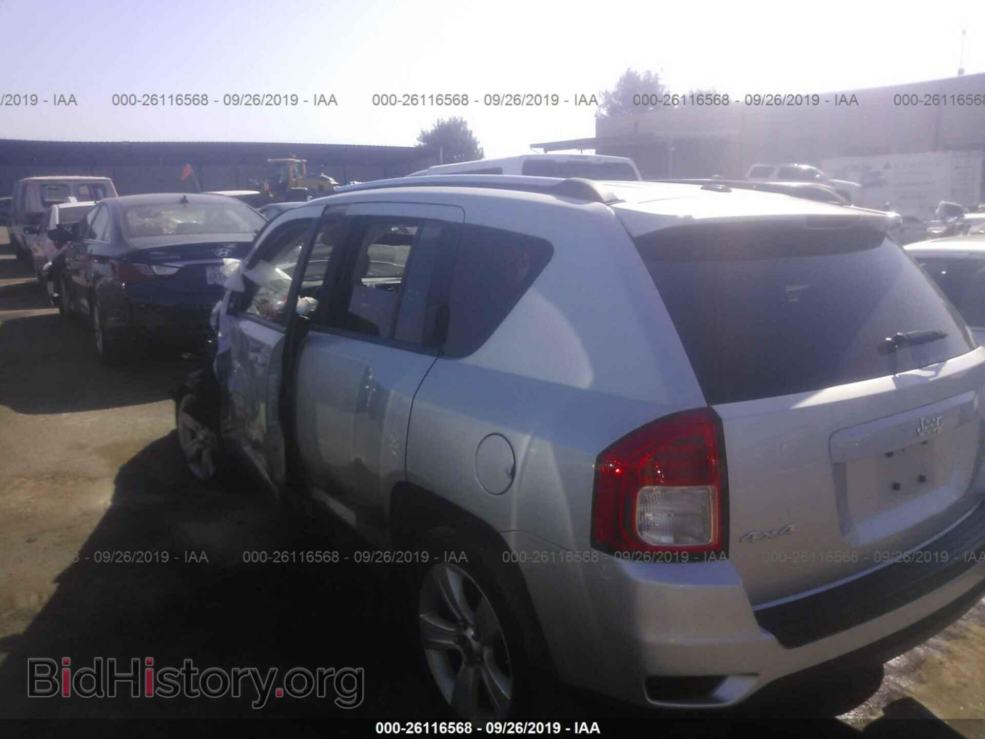 2012 JEEP COMPASS - VIN: 1C4NJDBB8CD665492 - Фото 3