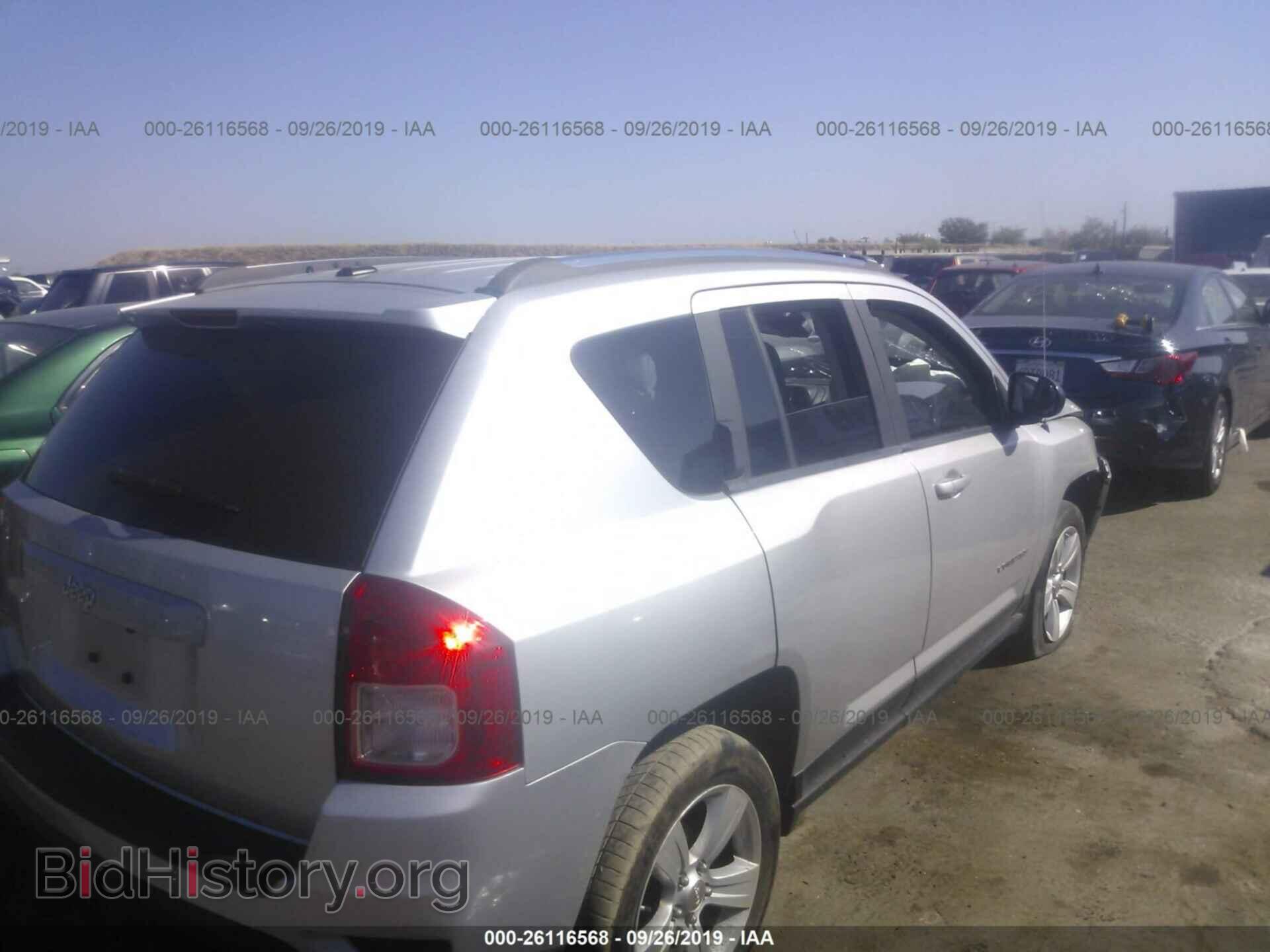 2012 JEEP COMPASS - VIN: 1C4NJDBB8CD665492 - Фото 4