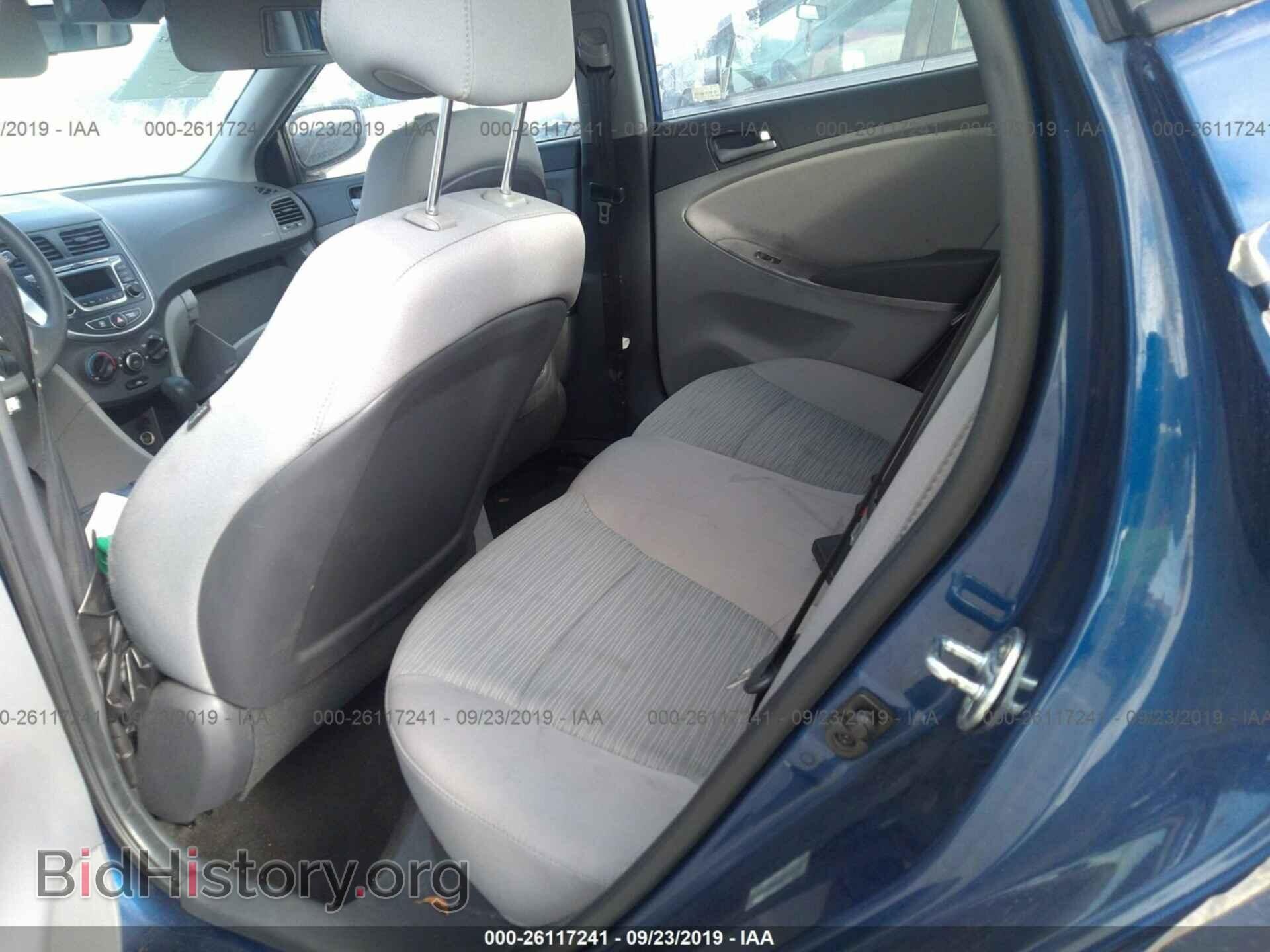2015 HYUNDAI ACCENT - VIN: KMHCT4AE5FU797445 - Фото 8