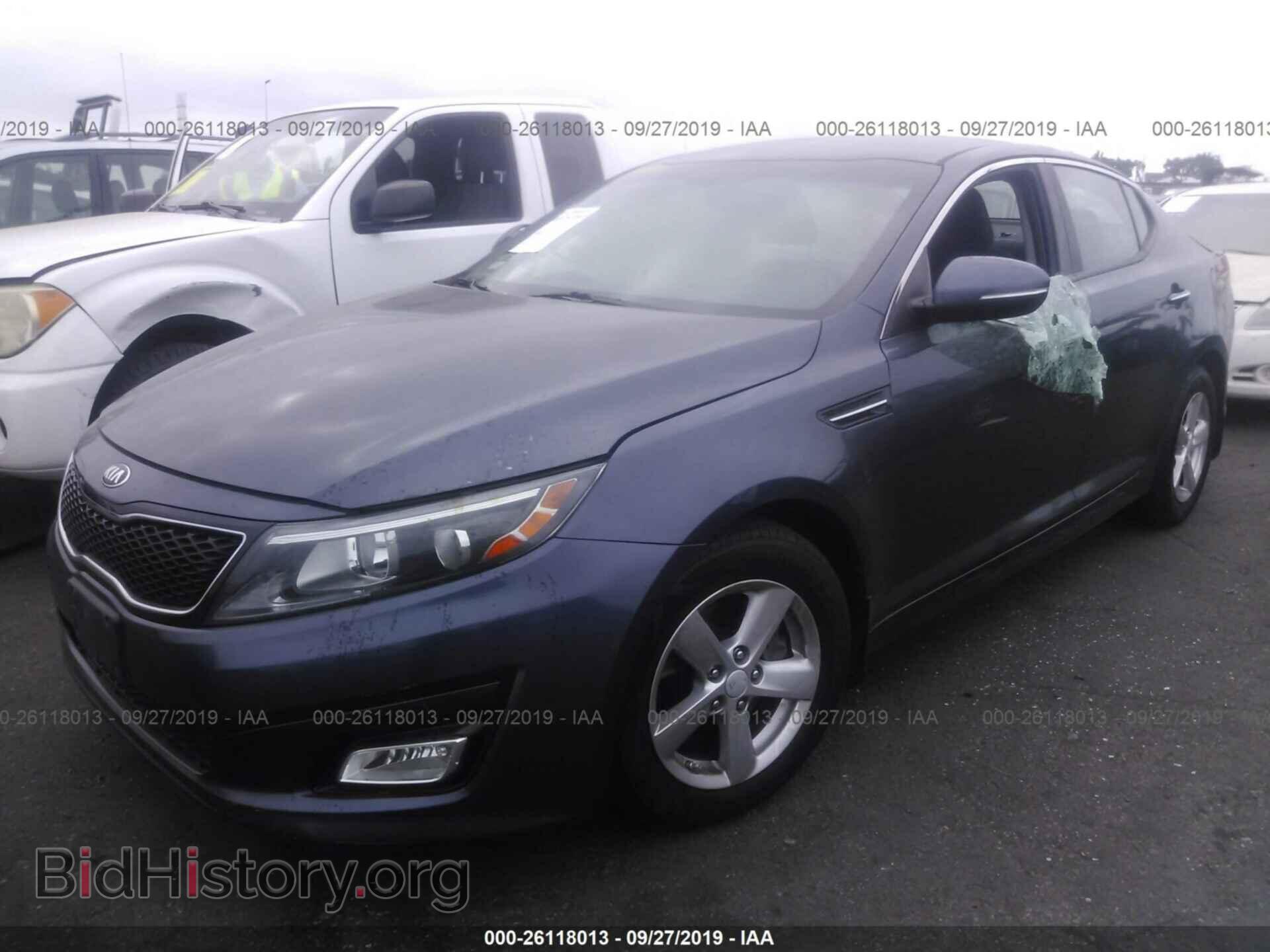 2015 KIA OPTIMA - VIN: KNAGM4A71F5554906 - Photo 2