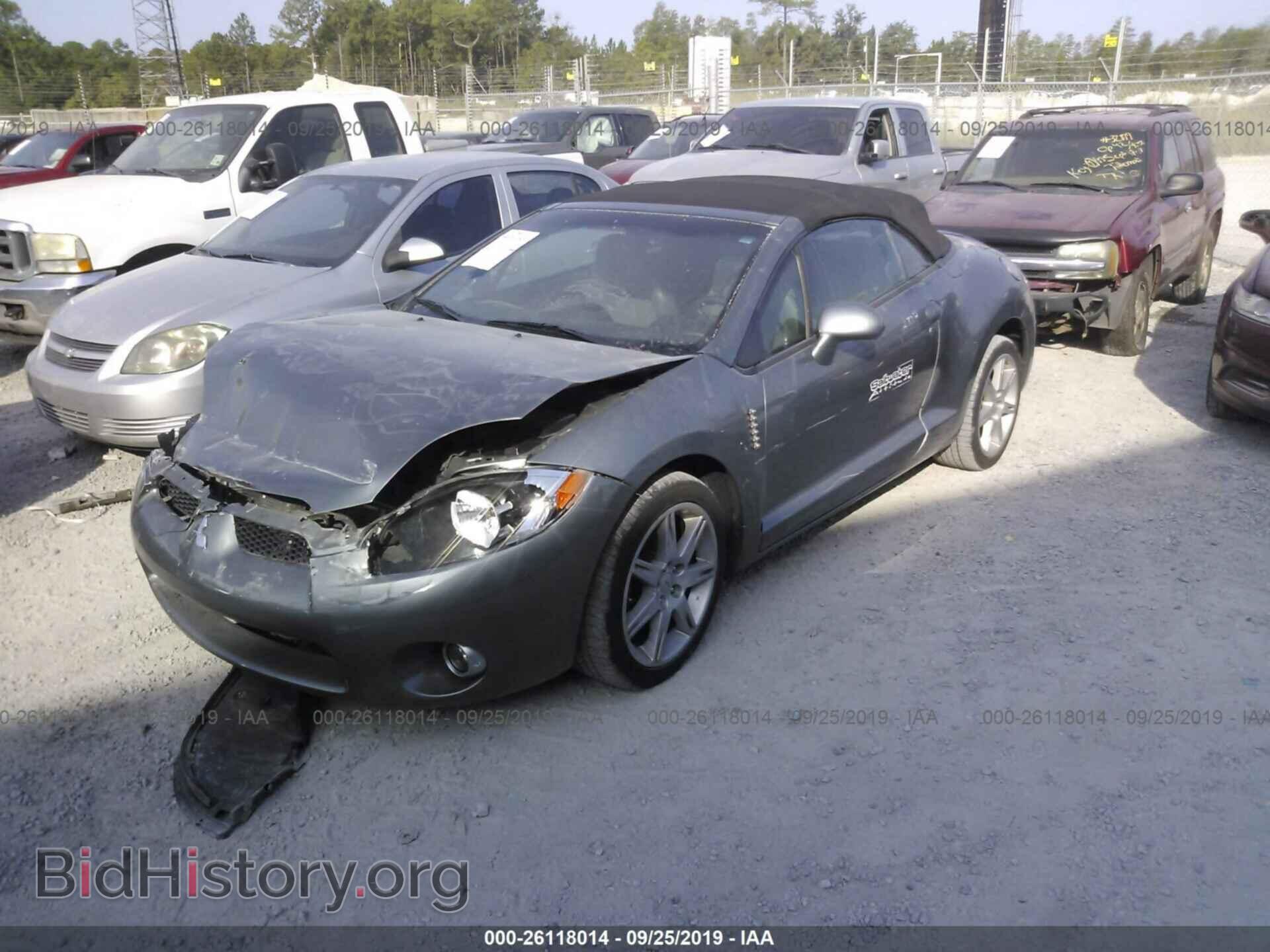 2007 MITSUBISHI ECLIPSE - VIN: 4A3AL35T47E007429 - Фото 2