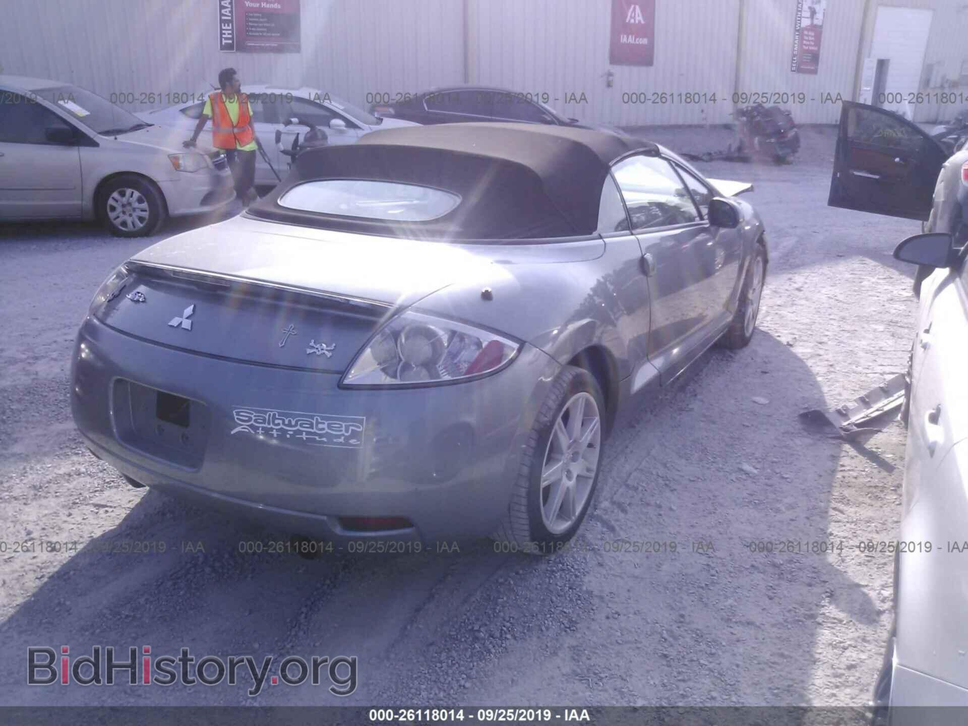 2007 MITSUBISHI ECLIPSE - VIN: 4A3AL35T47E007429 - Фото 4