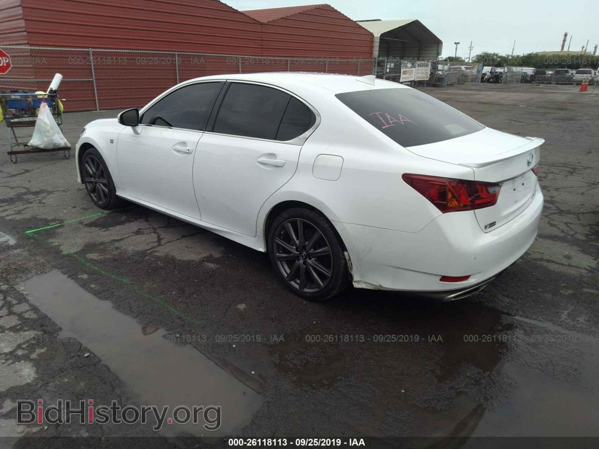 2015 LEXUS GS - VIN: JTHCE1BLXFA005087 - Фото 3