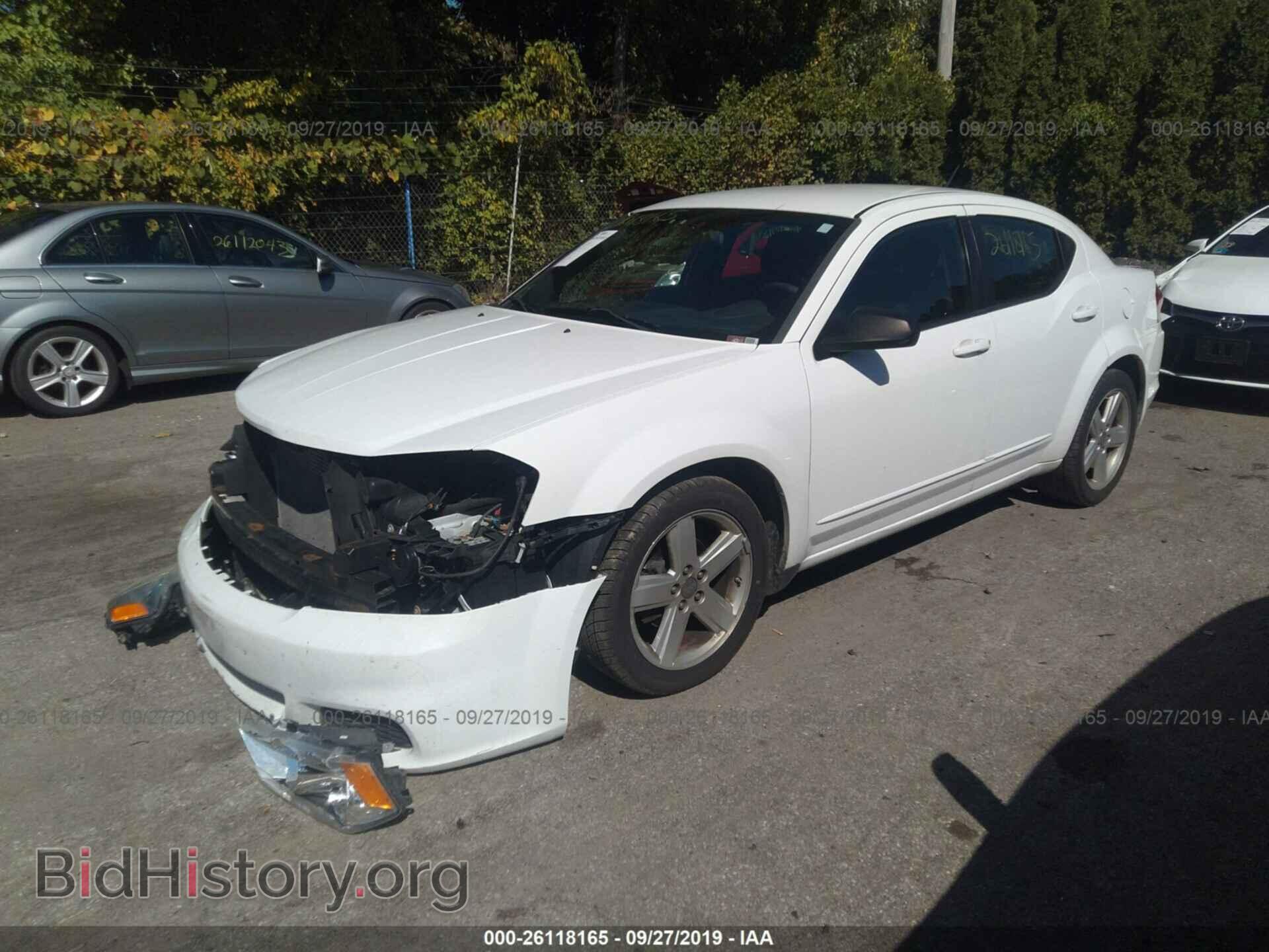2013 DODGE AVENGER - VIN: 1C3CDZAB4DN722719 - Фото 2
