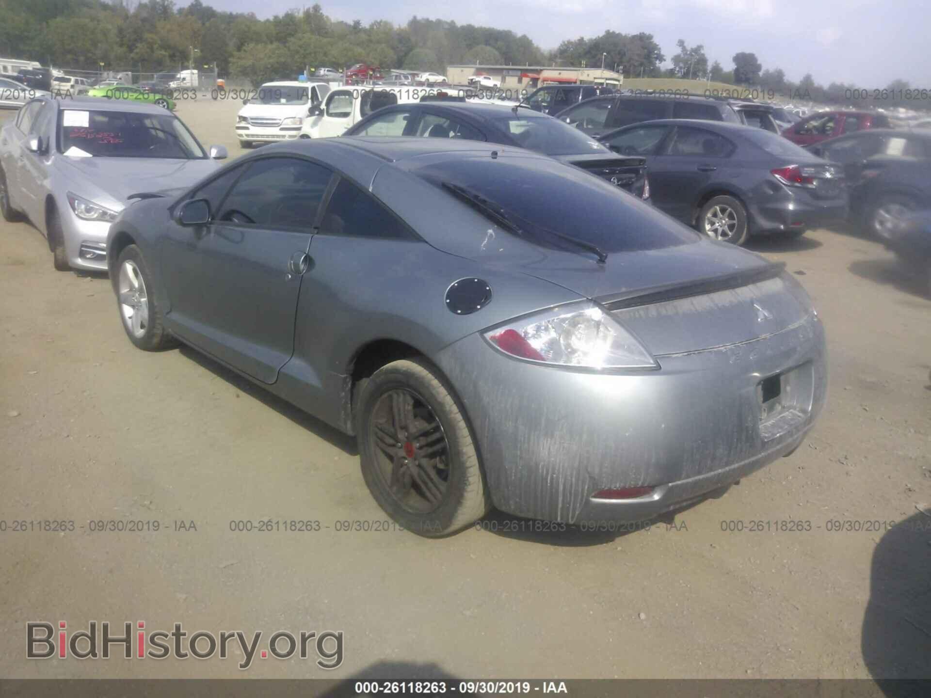 2007 MITSUBISHI ECLIPSE - VIN: 4A3AK34T57E009713 - Фото 3
