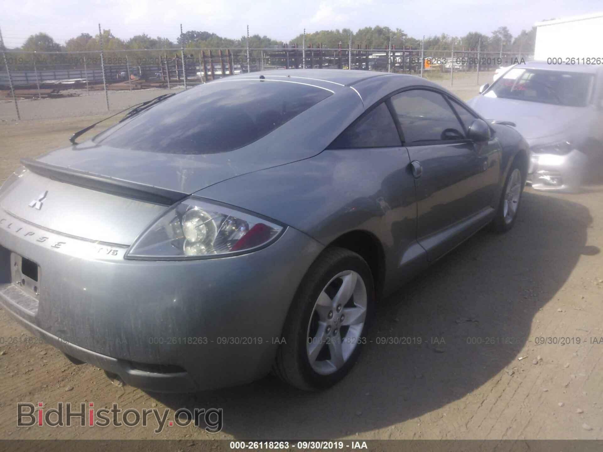 2007 MITSUBISHI ECLIPSE - VIN: 4A3AK34T57E009713 - Фото 4