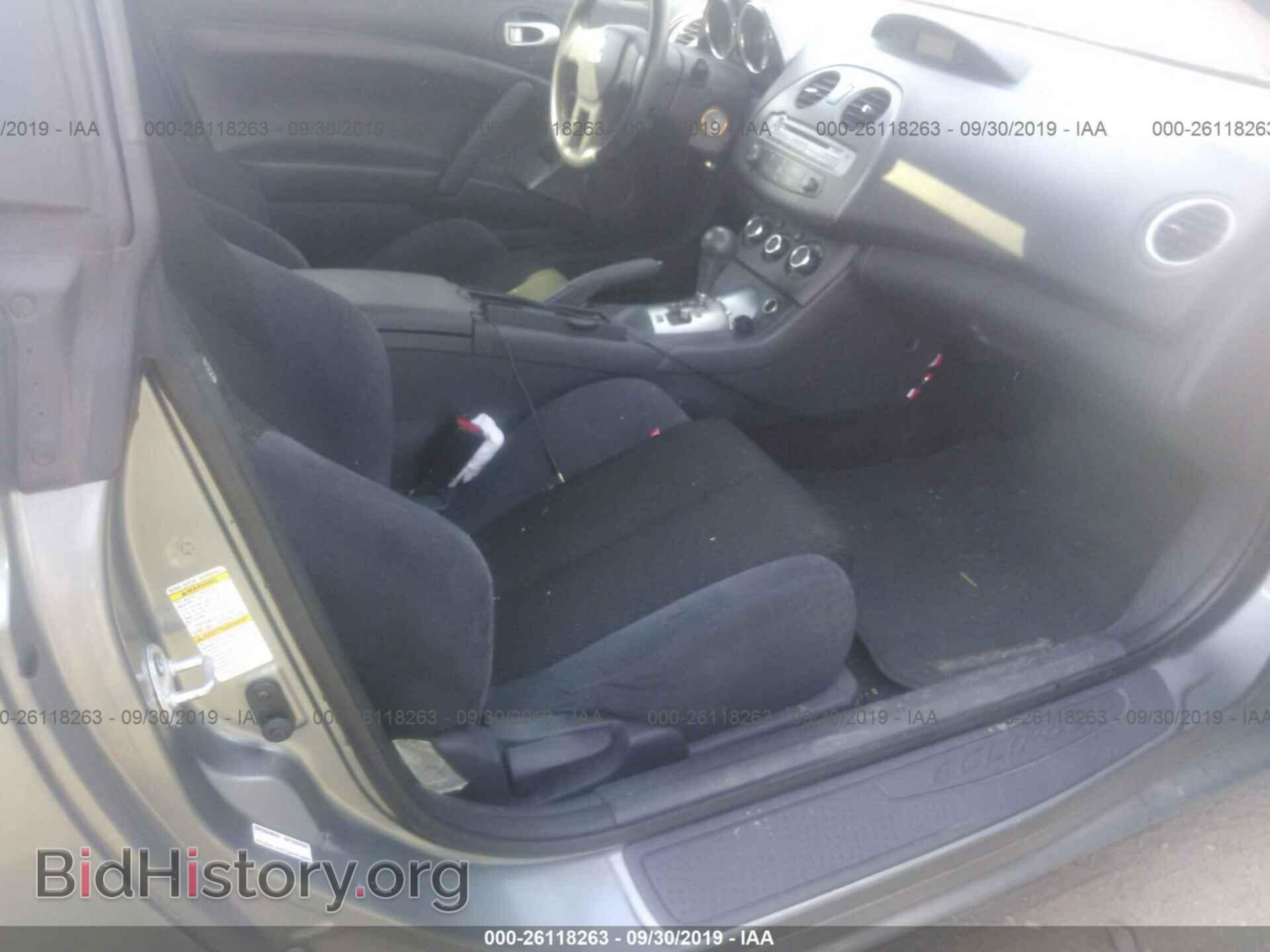 2007 MITSUBISHI ECLIPSE - VIN: 4A3AK34T57E009713 - Фото 5