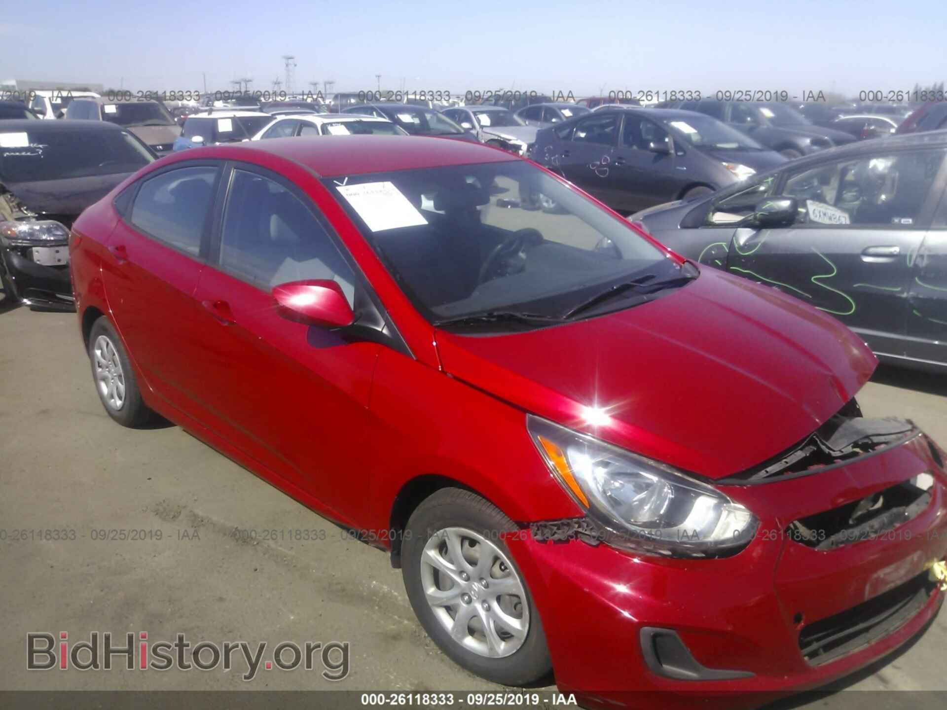Фотография KMHCT4AE5DU363748 - HYUNDAI ACCENT 2013